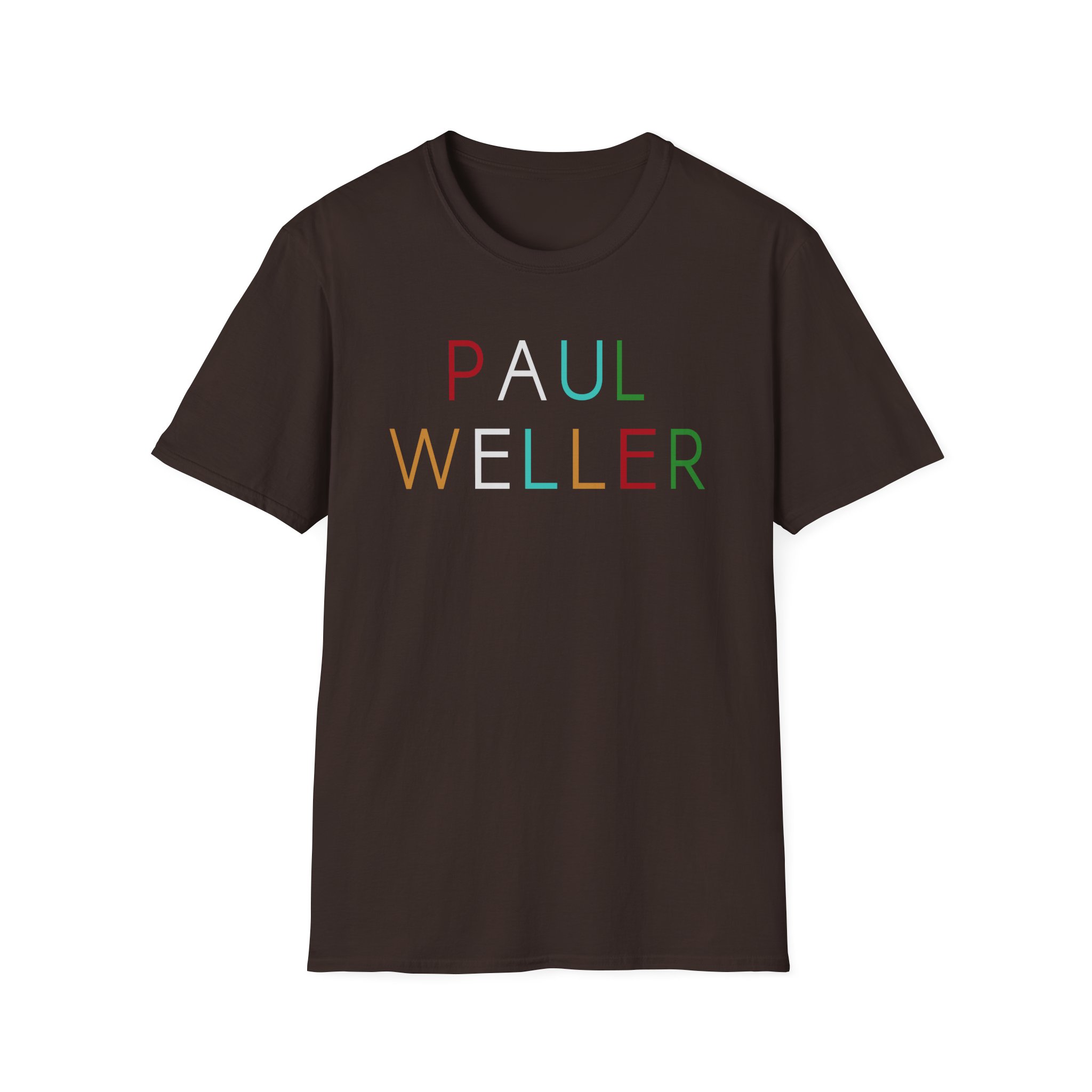 PW Multicolour Logo Unisex Softstyle T-Shirt