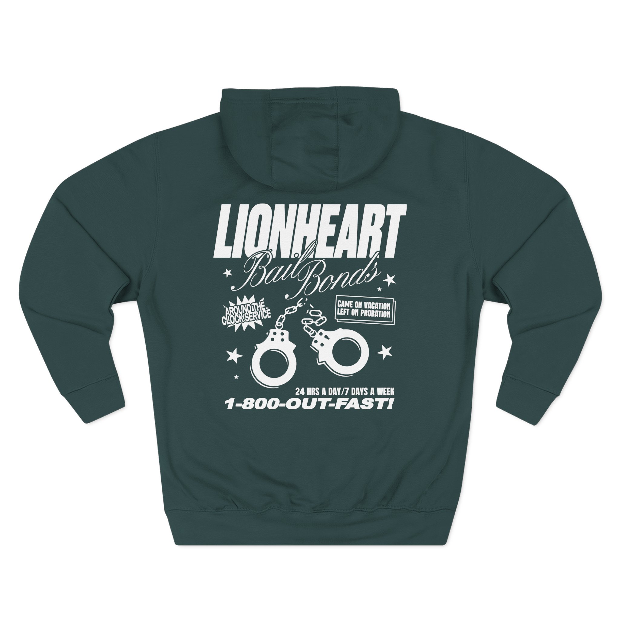 Lionheart "Bail Bonds" Three-Panel Fleece Hoodie