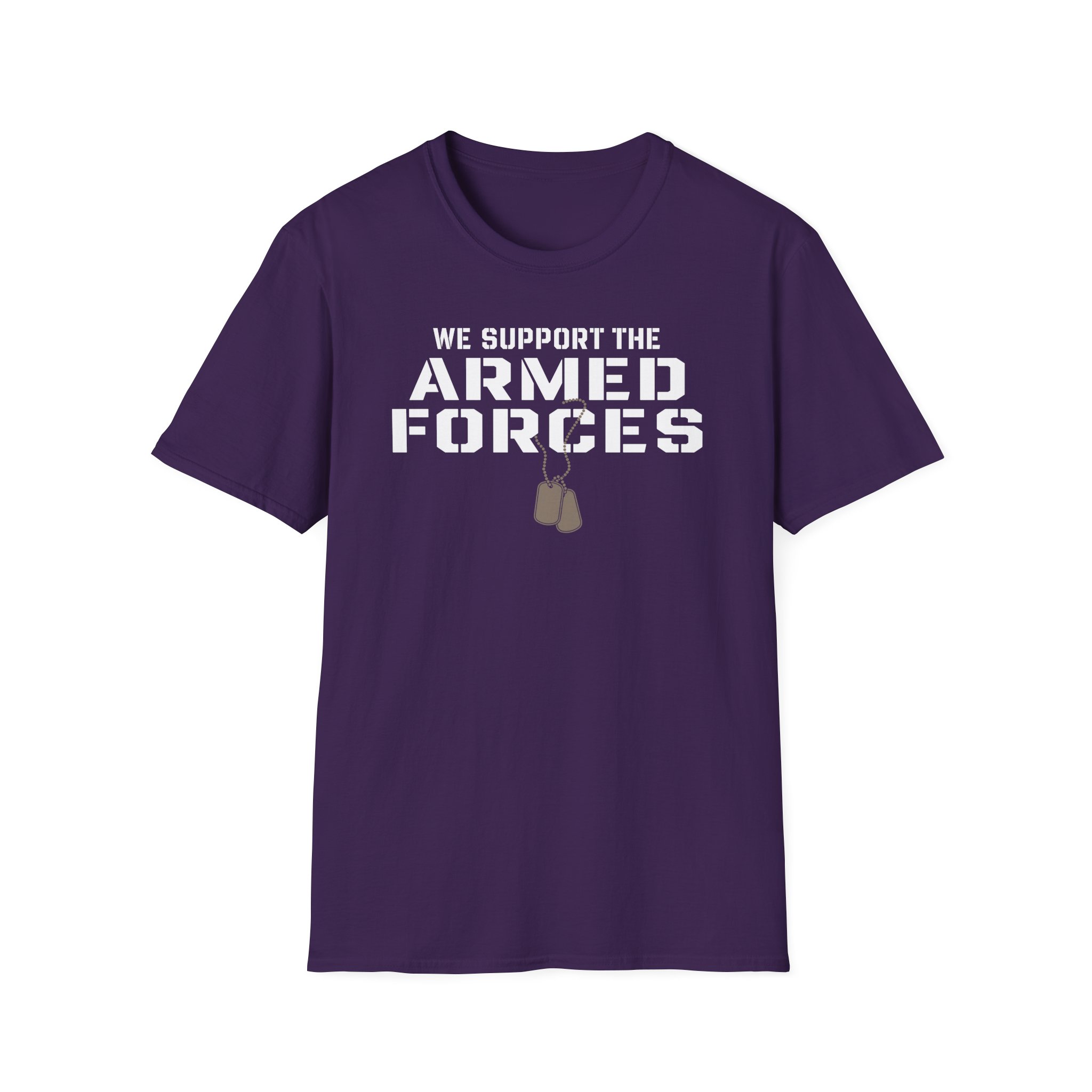 Valuetainment We Support the Armed Forces Unisex Softstyle T-Shirt