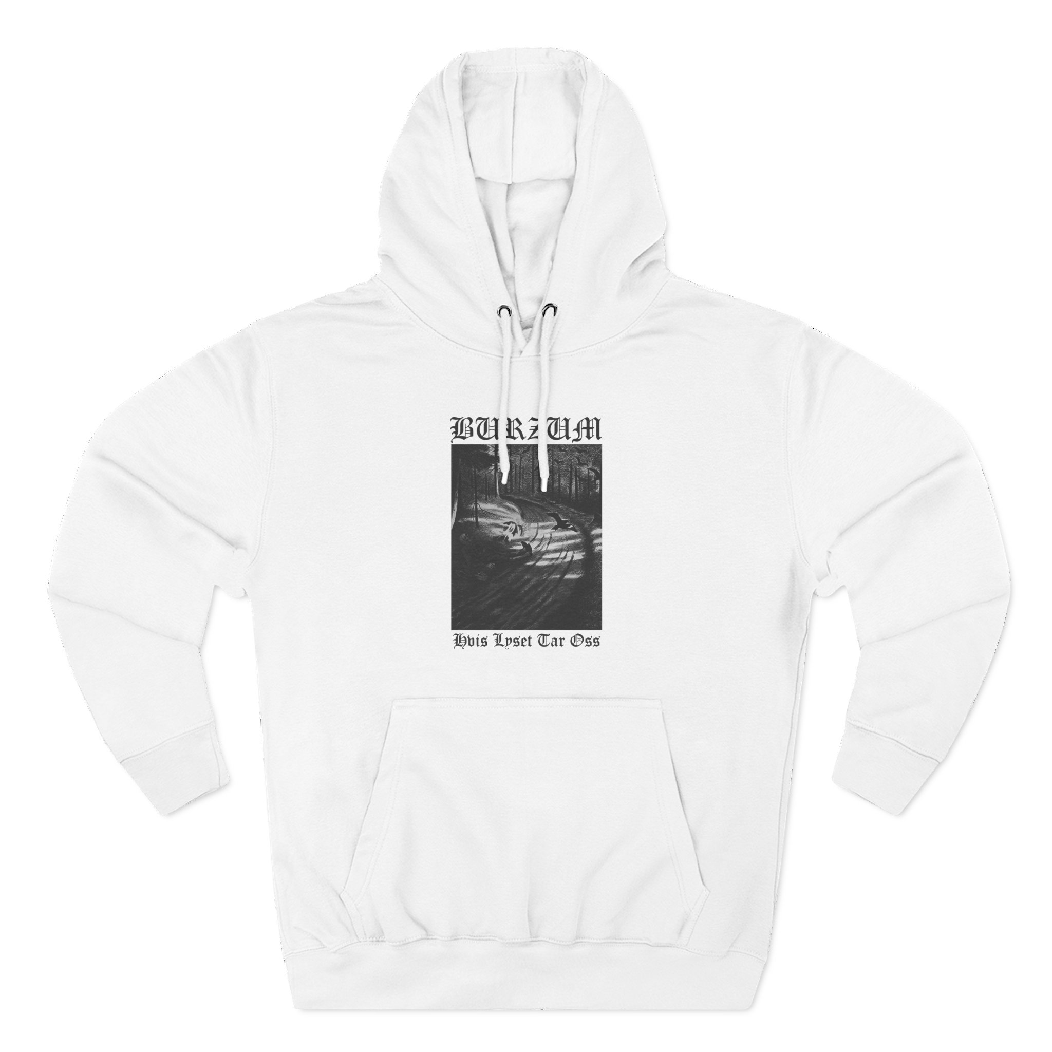 Burzum Hvis Lyset Tar Oss Three-Panel Fleece Hoodie