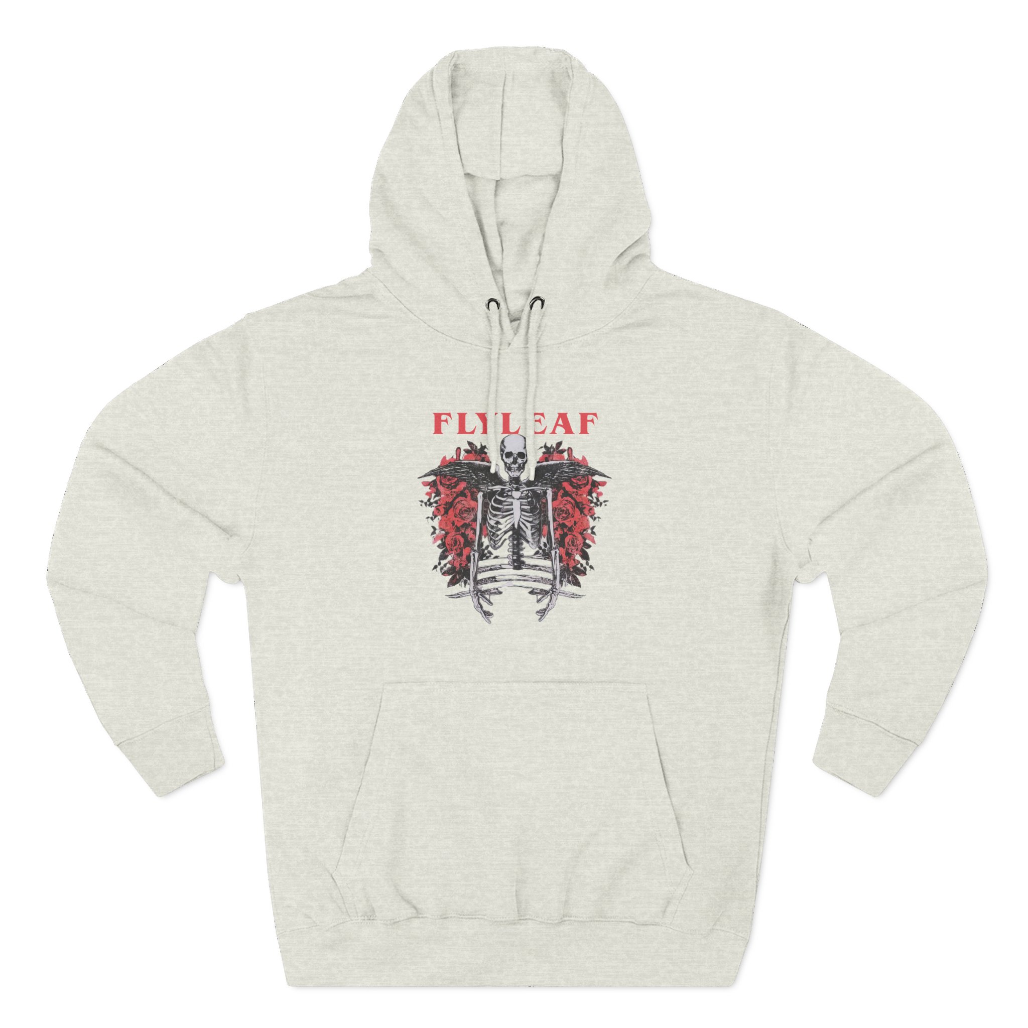 Flyleaf Skeleton Angel Three-Panel Fleece Hoodie