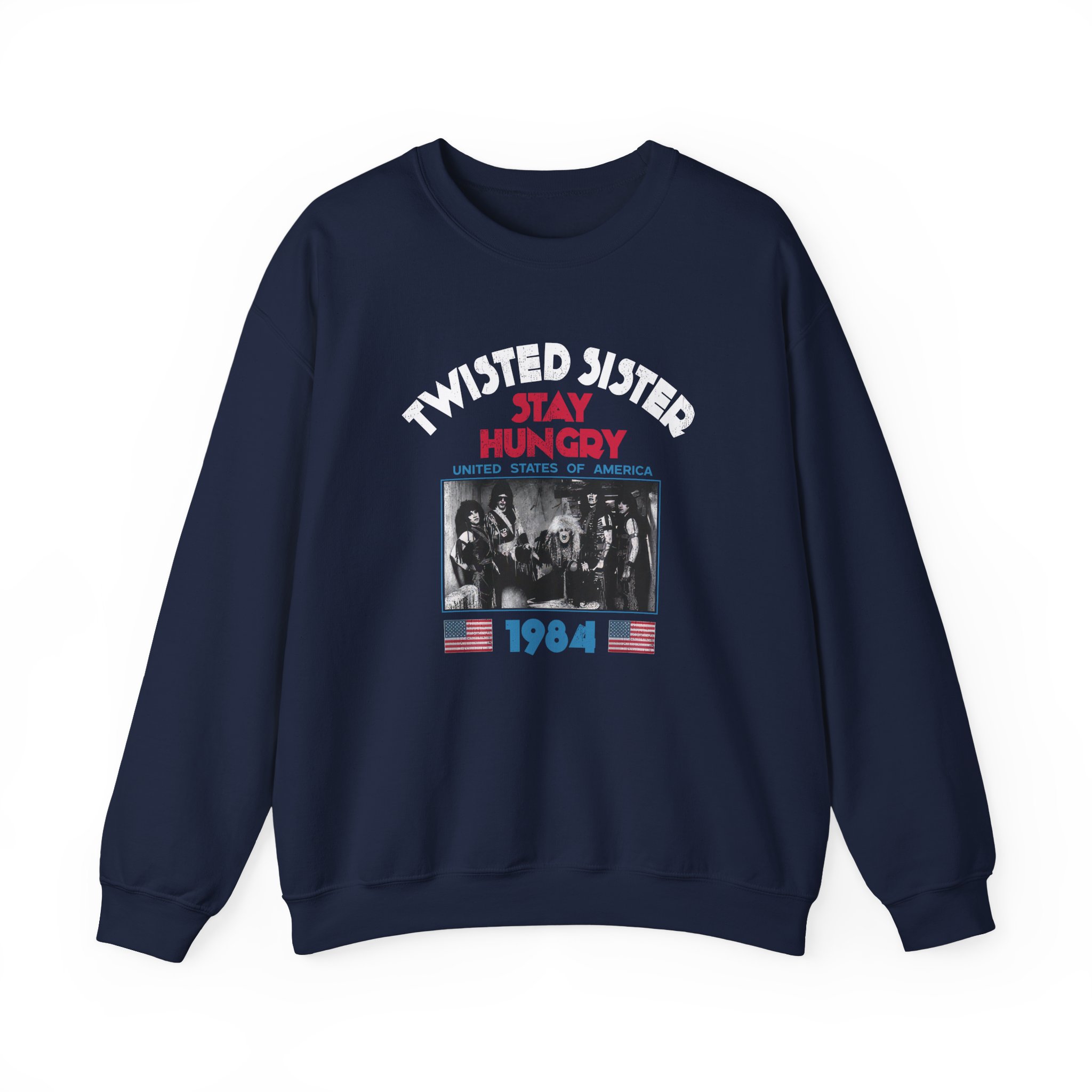 1984 Stay Hungry Tour Twisted Sisterv Unisex Heavy Blendâ„¢ Crewneck Sweatshirt