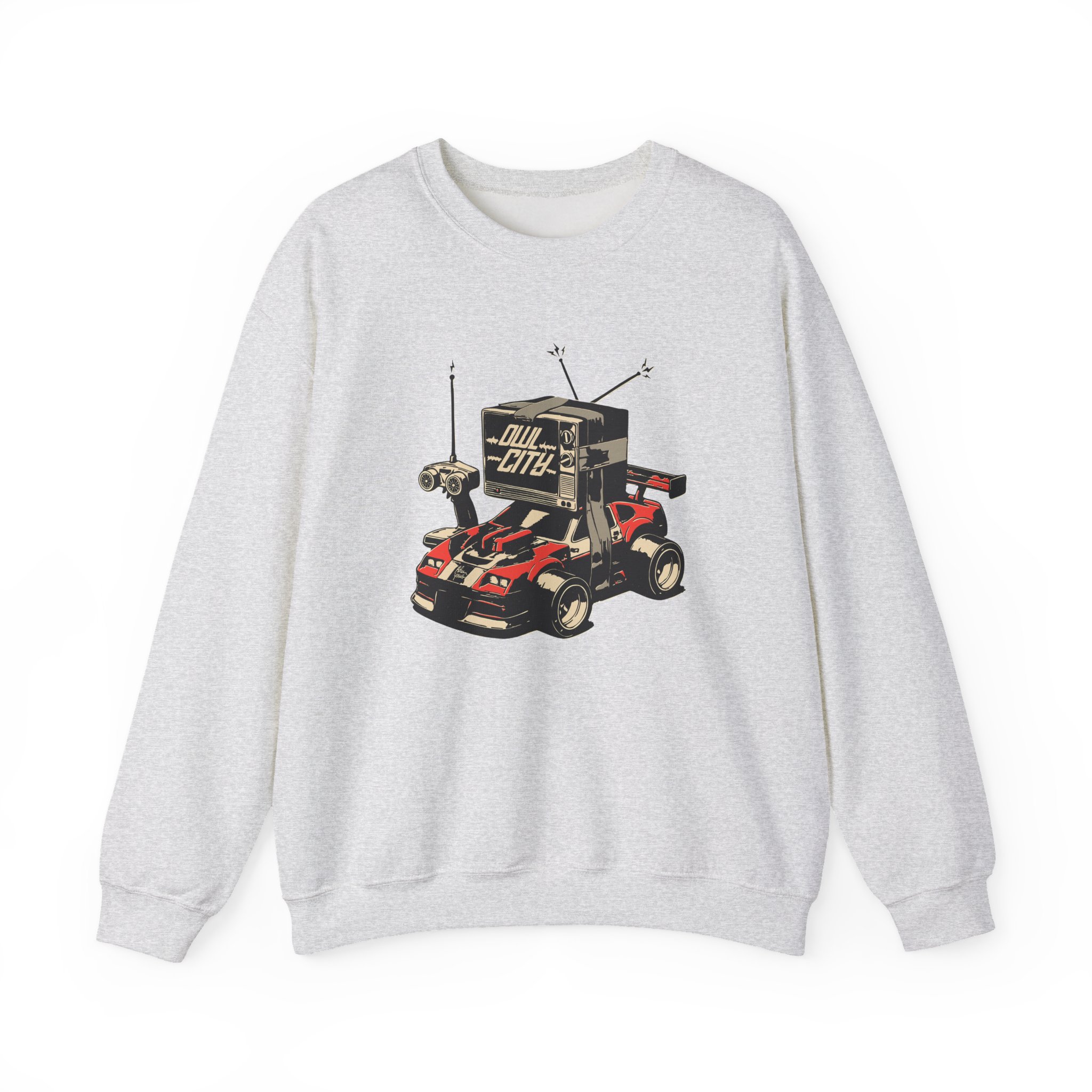 Owl City Rc Car Unisex Heavy Blendâ„¢ Crewneck Sweatshirt
