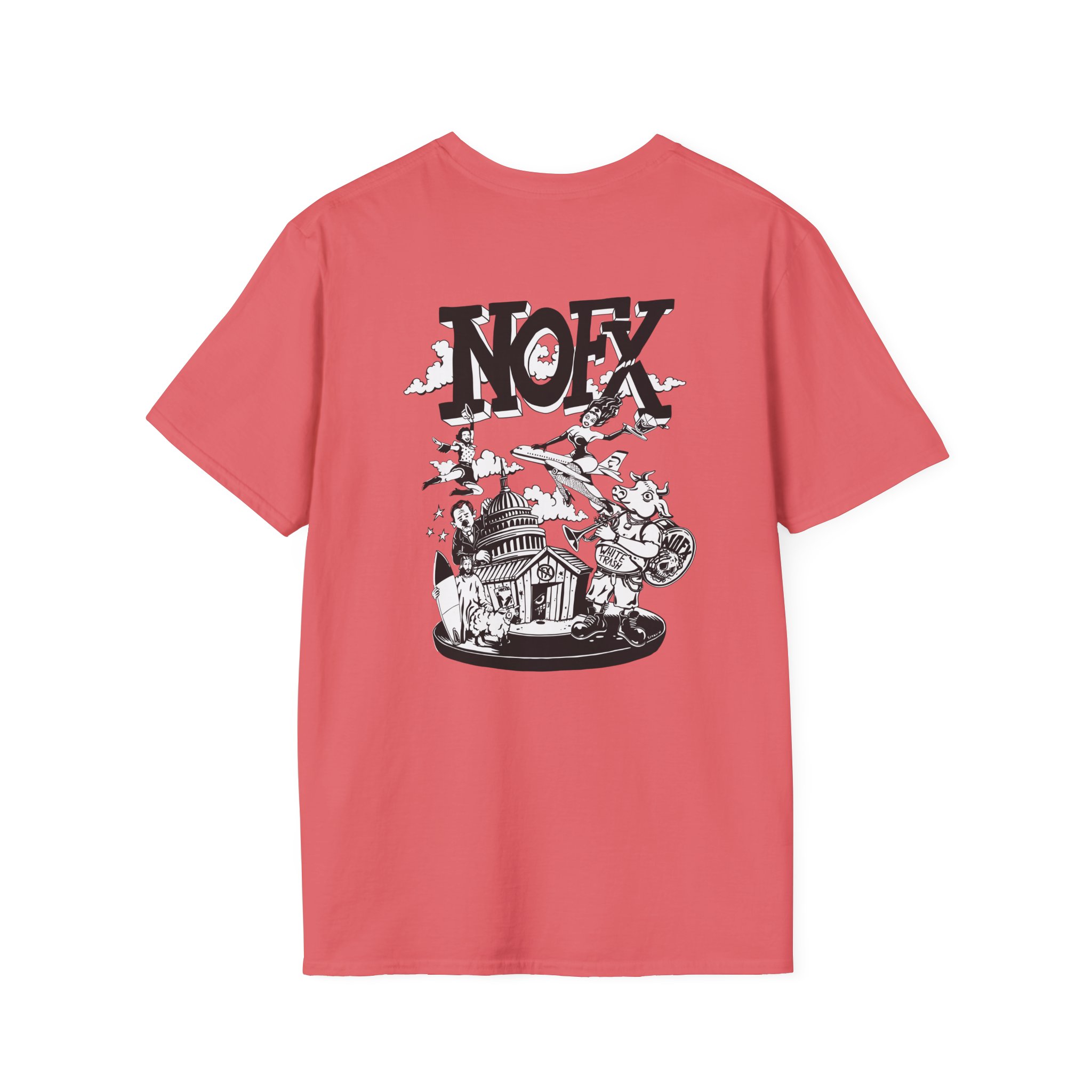 Nofx Allbums Unisex Softstyle T-Shirt