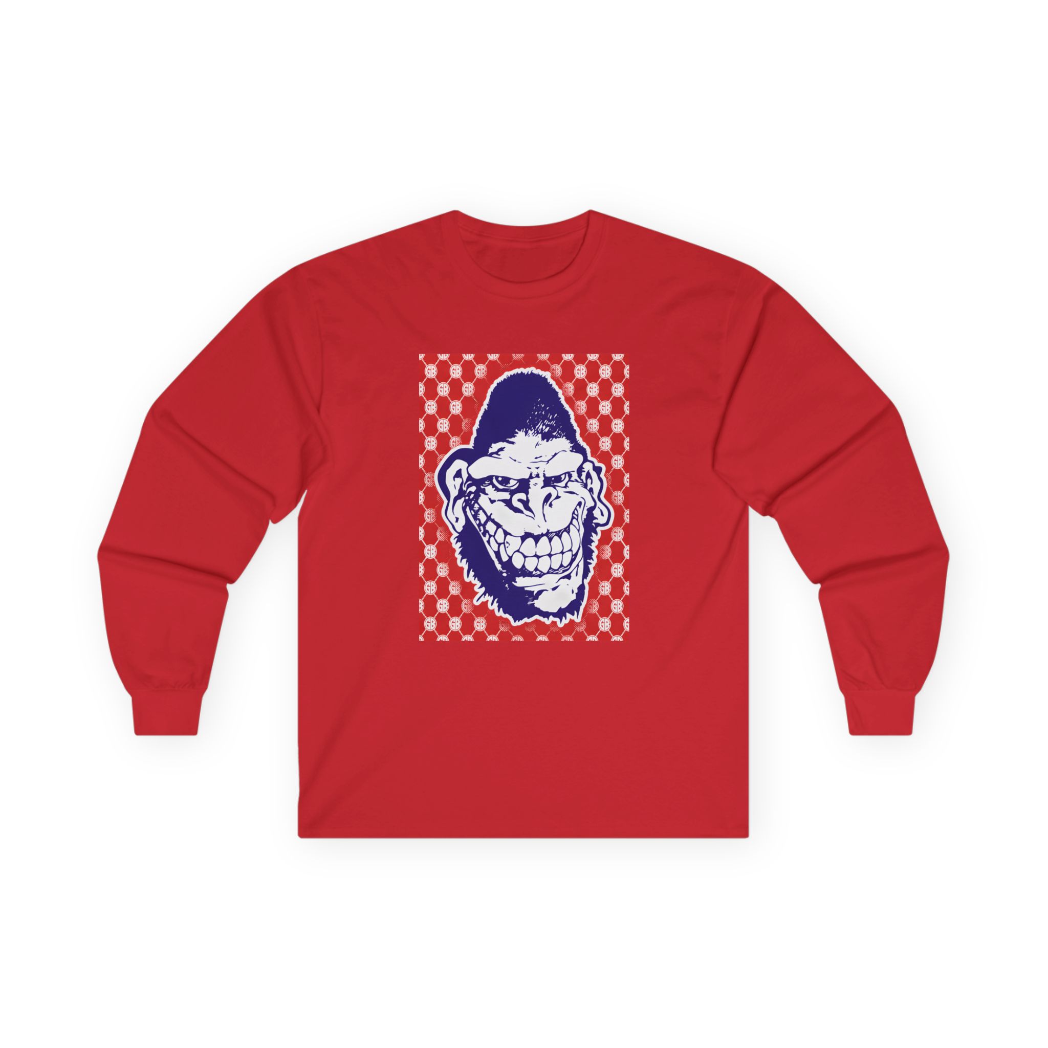Gorilla Biscuits Gb Pattern Unisex Ultra Cotton Long Sleeve Tee