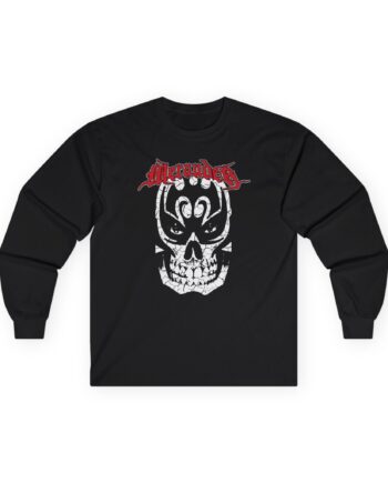 Merauder Cracked Skull Unisex Ultra Cotton Long Sleeve Tee