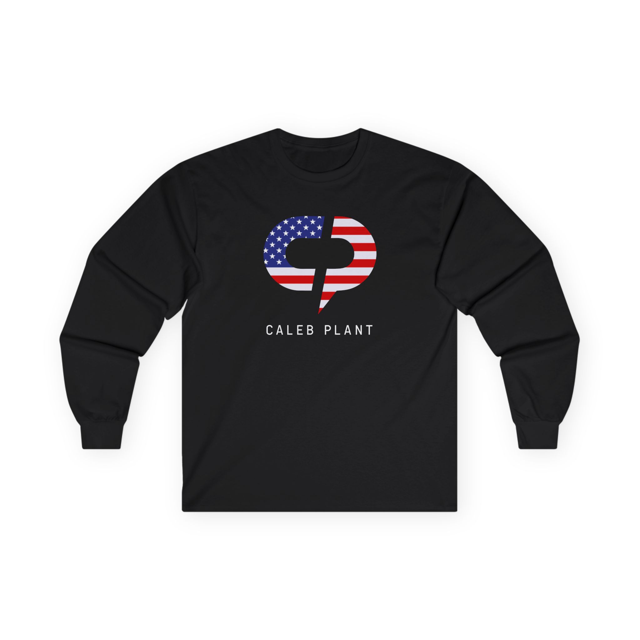 Caleb Plant Red, White and Blue Unisex Ultra Cotton Long Sleeve Tee