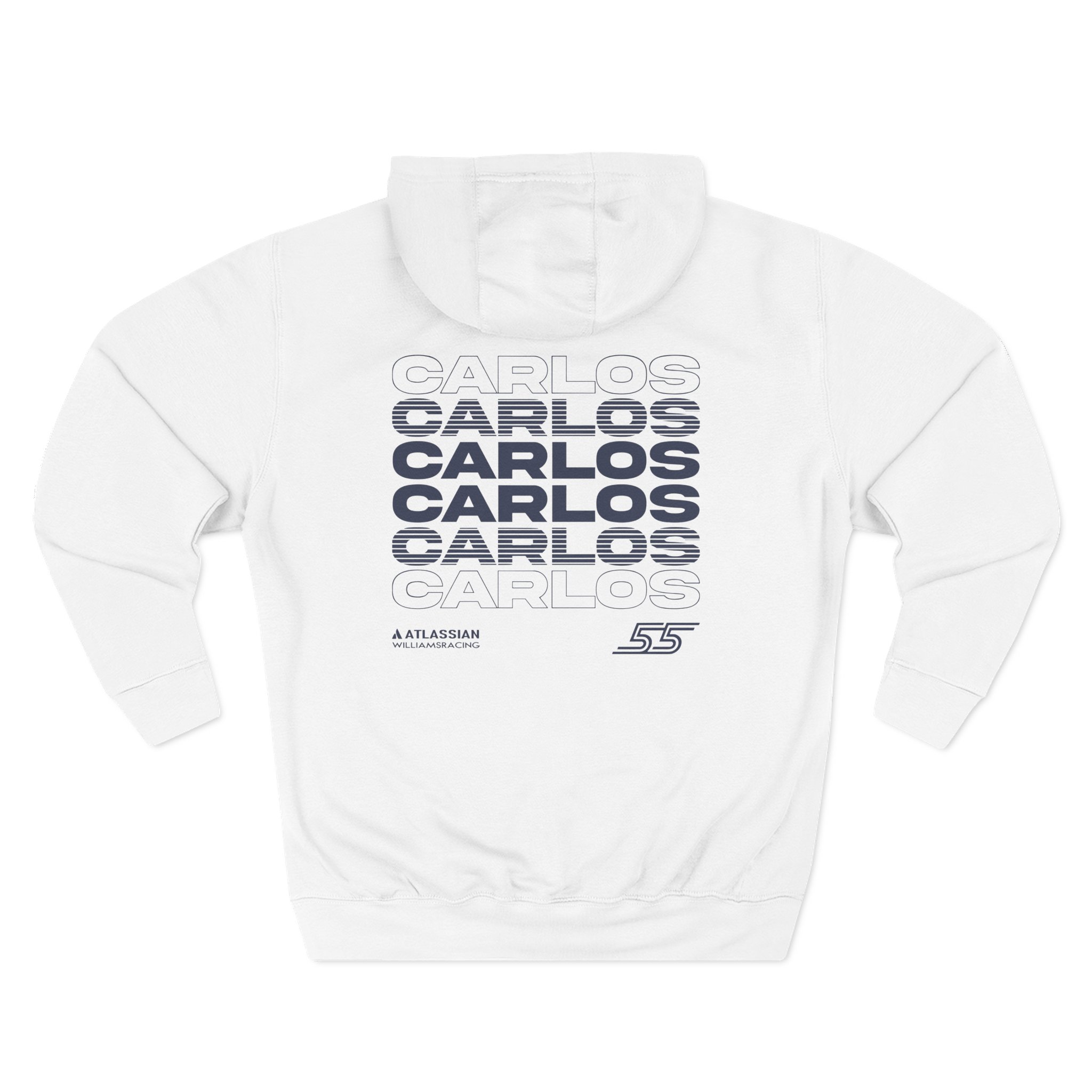 Carlos Sainz Atlassian Williams Racing Three-Panel Fleece Hoodie