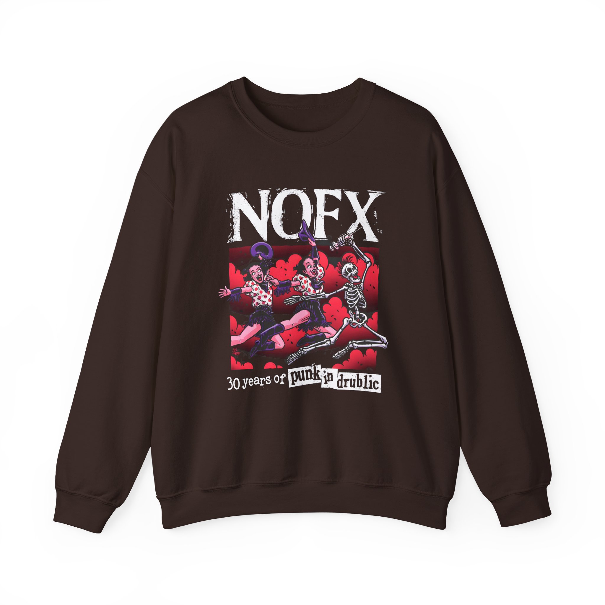 Nofx Pid 30 Unisex Heavy Blendâ„¢ Crewneck Sweatshirt