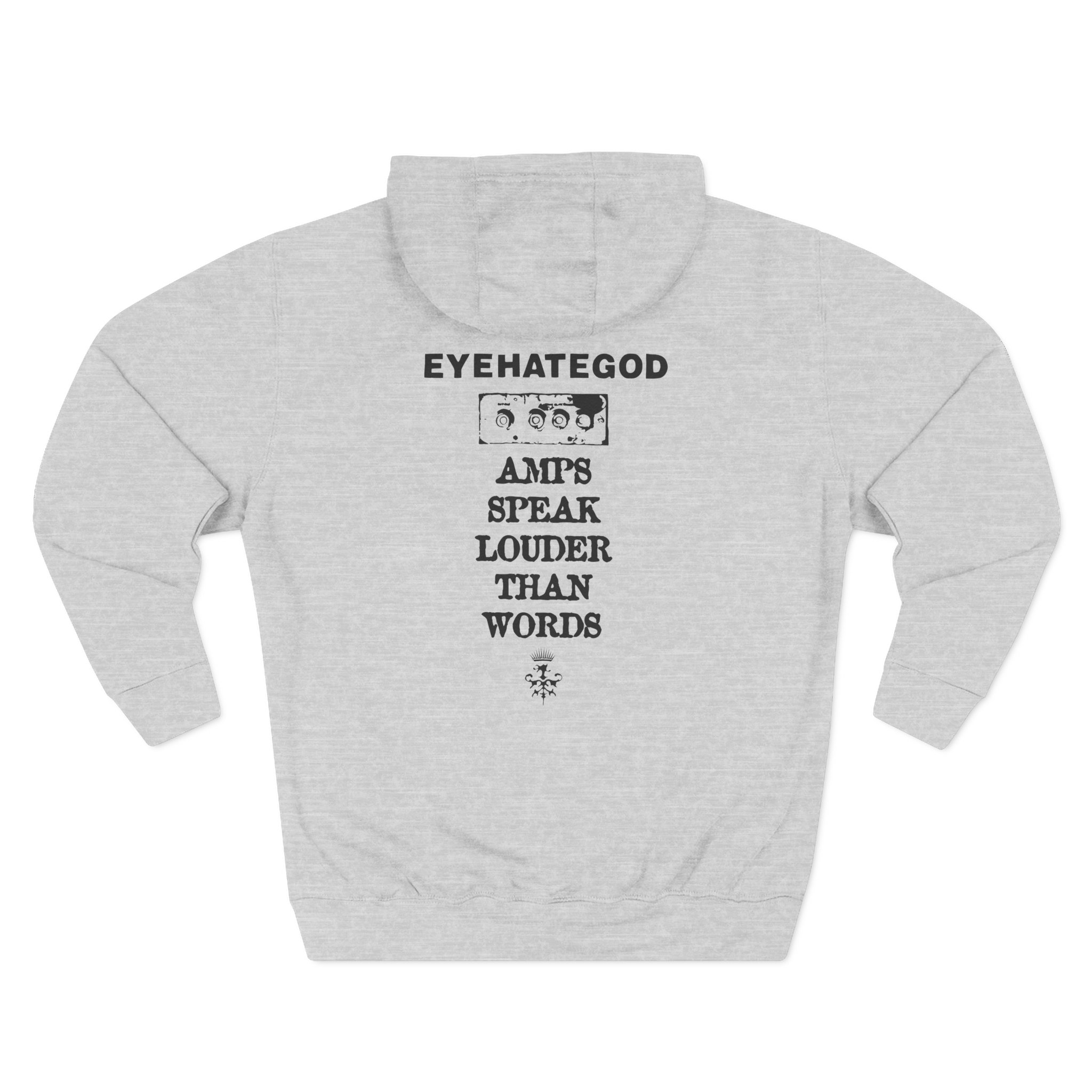 Eyehategod Phoenix/amps Three-Panel Fleece Hoodie