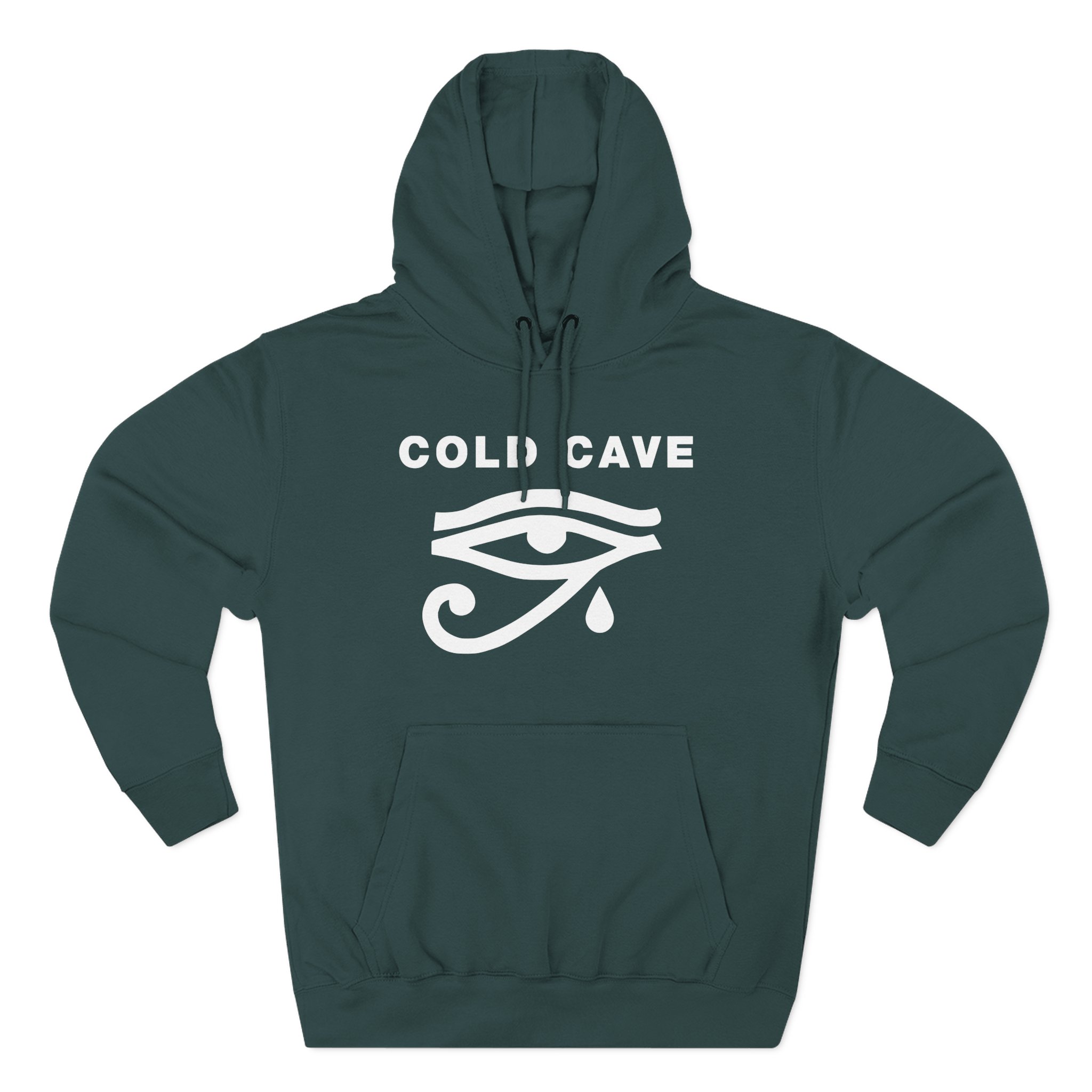 Cold Cave Eye Three-Panel Fleece Hoodie