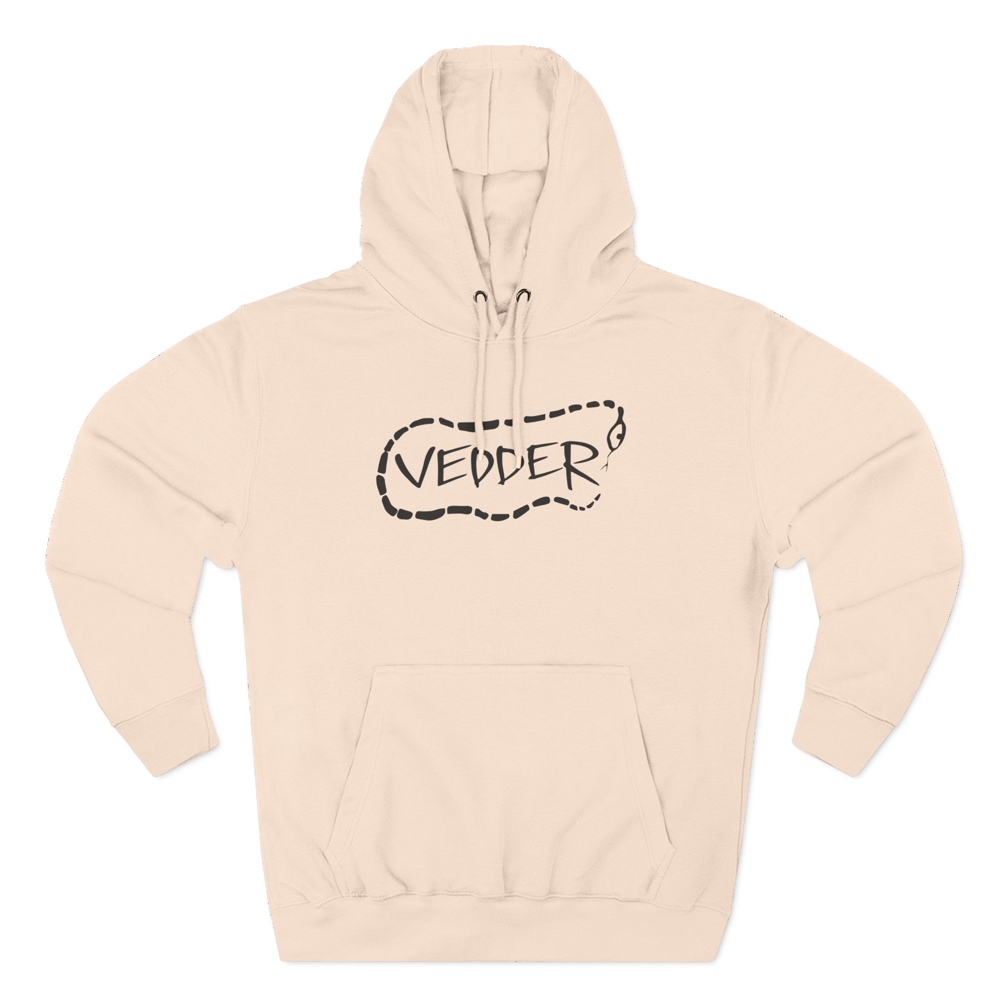 Eddie Vedder Stencil Snake Three-Panel Fleece Hoodie