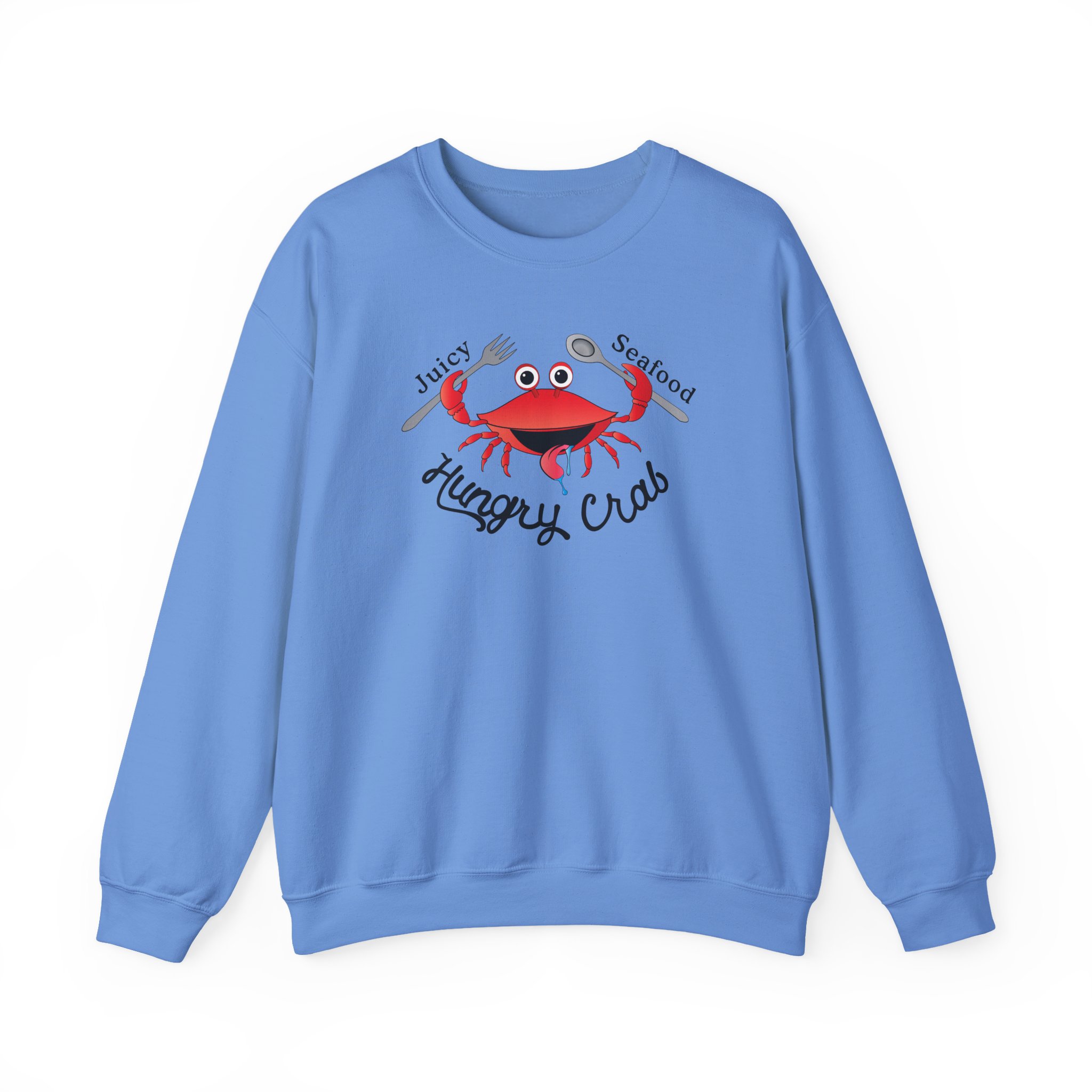 Hungry Box Hungry Crab Juicy Seafood Unisex Heavy Blendâ„¢ Crewneck Sweatshirt
