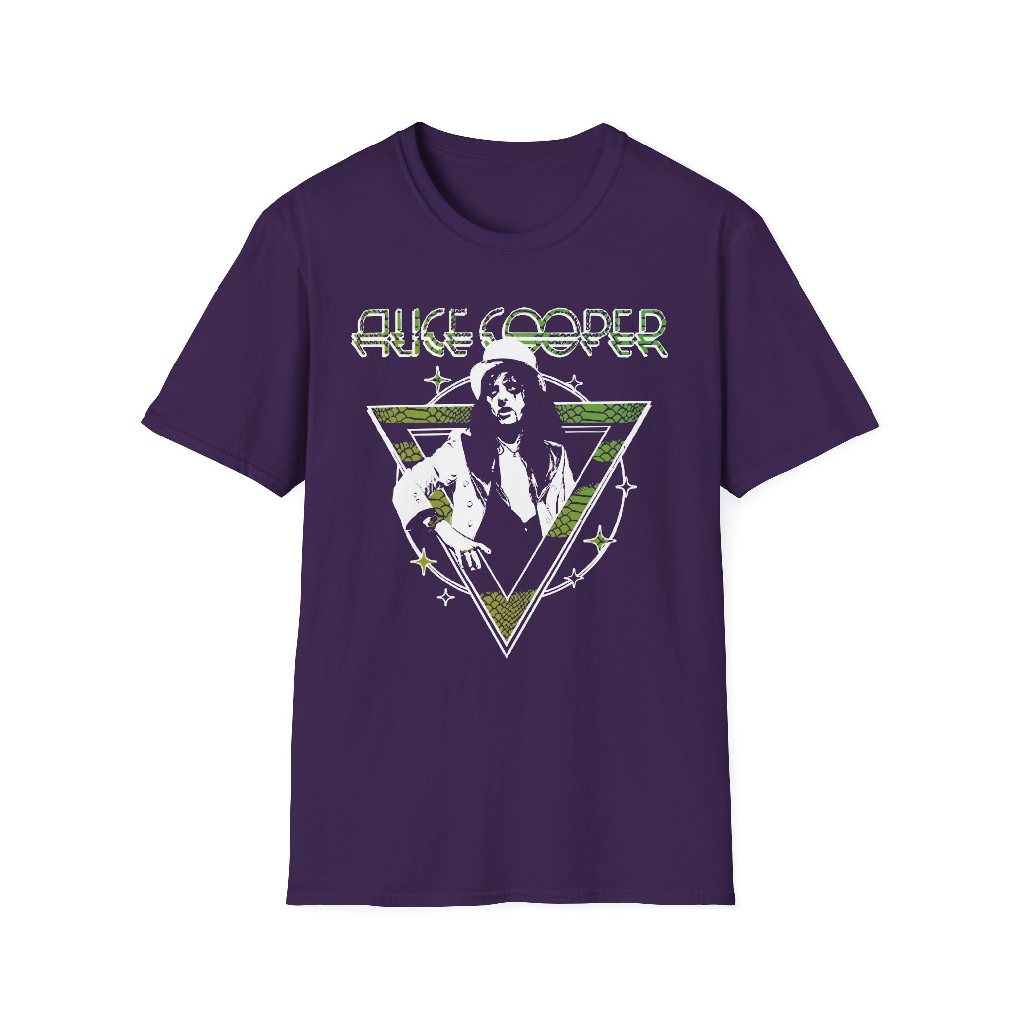 Alice Cooper Welcome to My Nightmare 50th Anniversary Top Hat Unisex Softstyle T-Shirt
