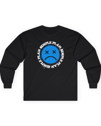 Simple Plan Sad Face Unisex Ultra Cotton Long Sleeve Tee