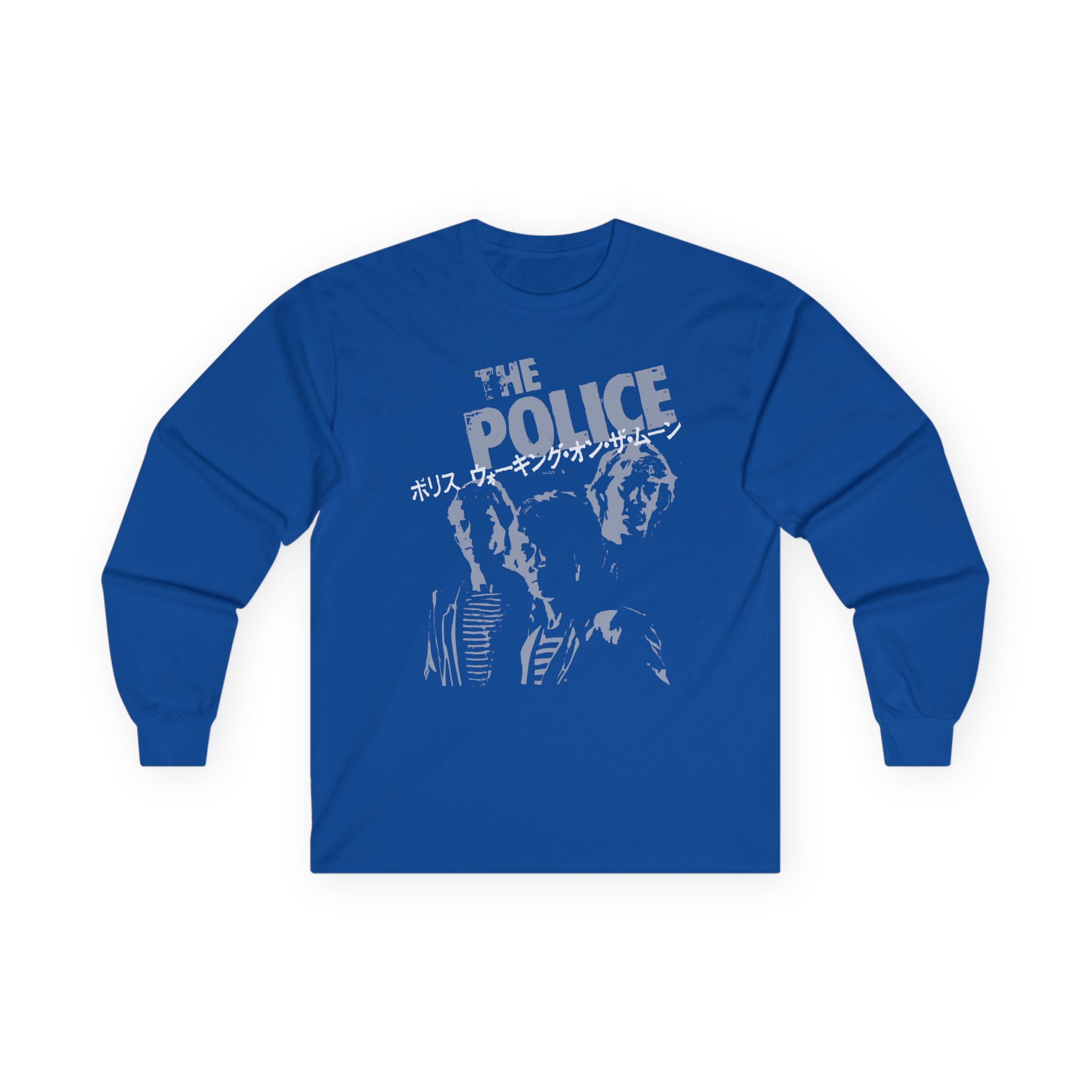The Police Japan Retro Unisex Ultra Cotton Long Sleeve Tee