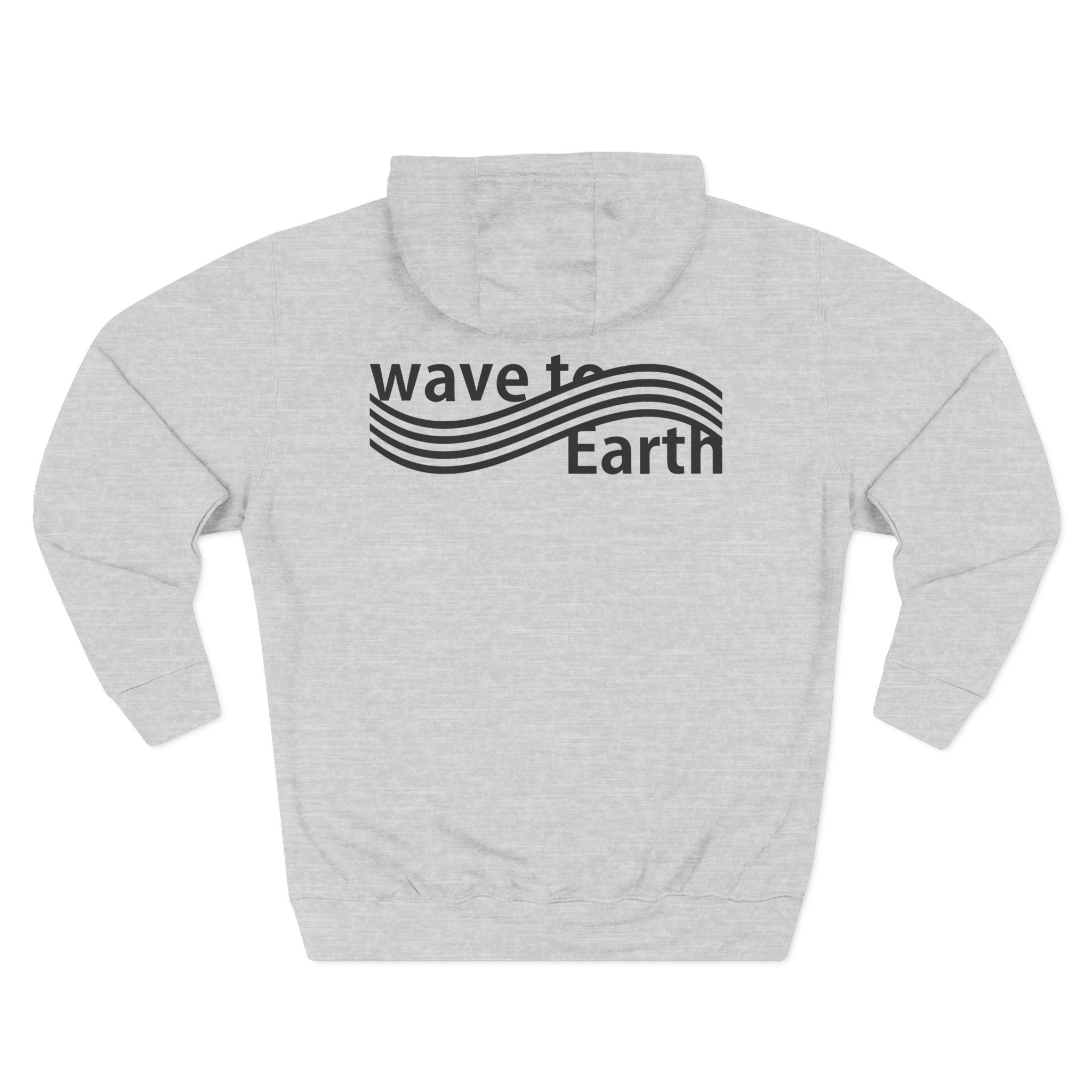 Wave to Earth Three-Panel Fleece Hoodie