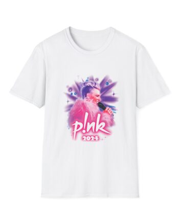Pink Airbrushed 2024 Unisex Softstyle T-Shirt