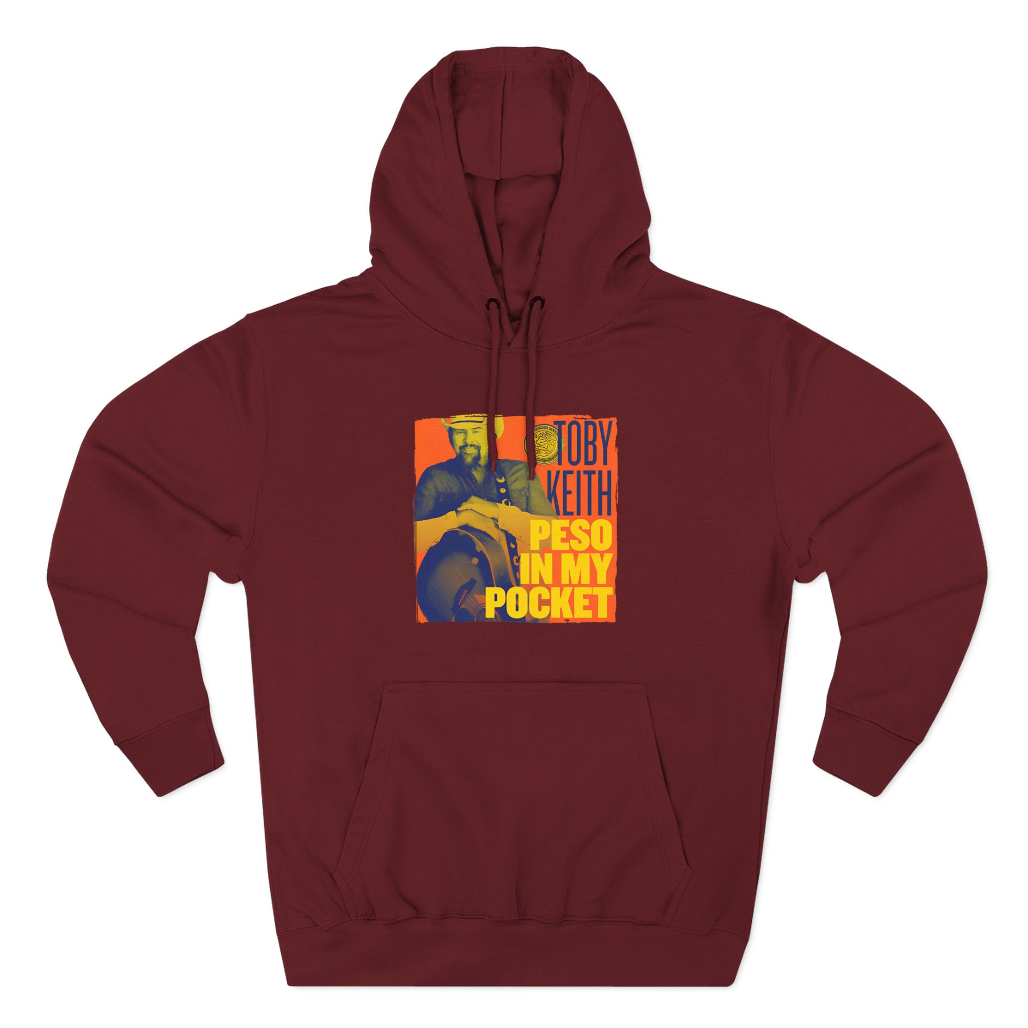 Toby Keith Peso in My Pocket Three-Panel Fleece Hoodie