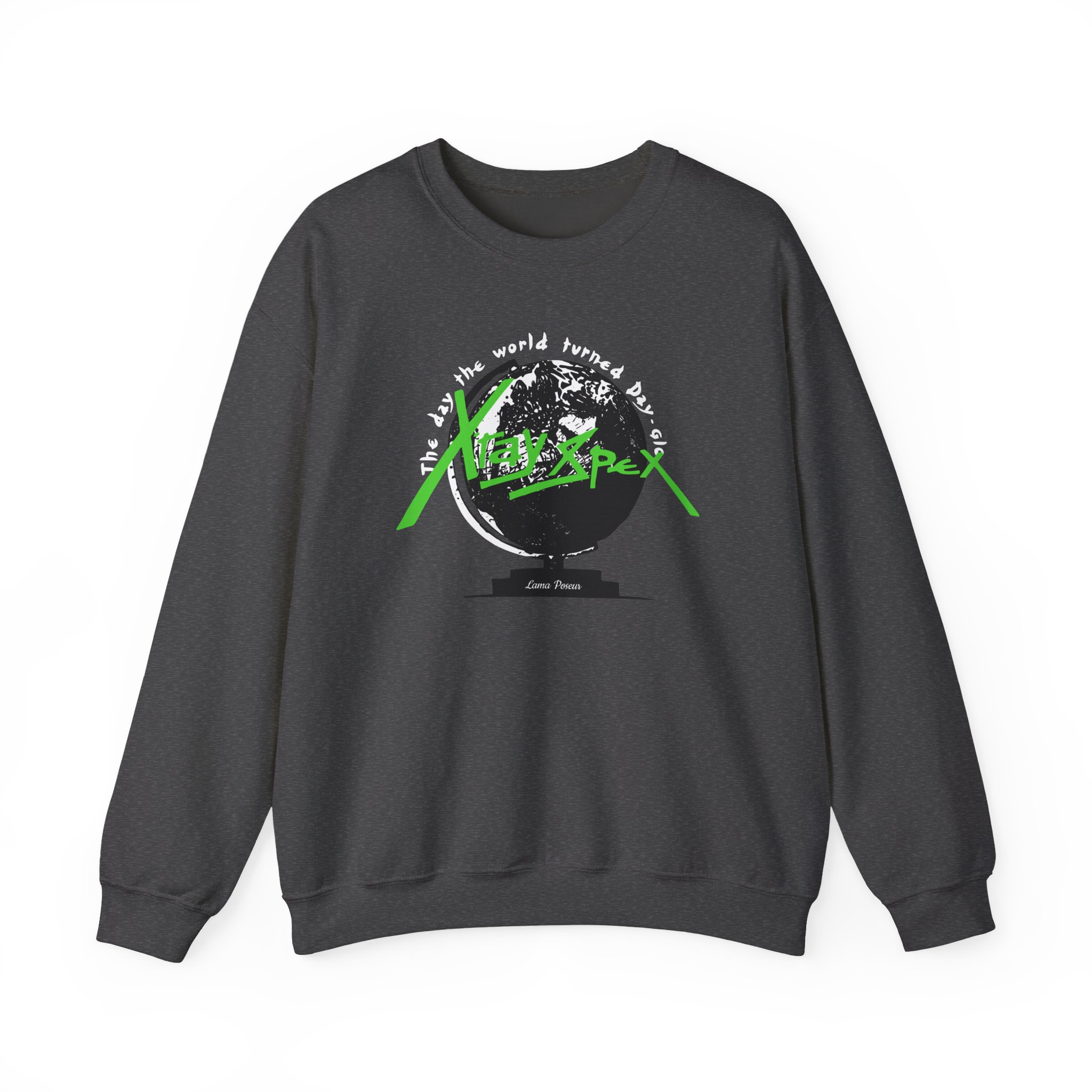 X-ray Spex Day-Glo Globe Unisex Heavy Blendâ„¢ Crewneck Sweatshirt