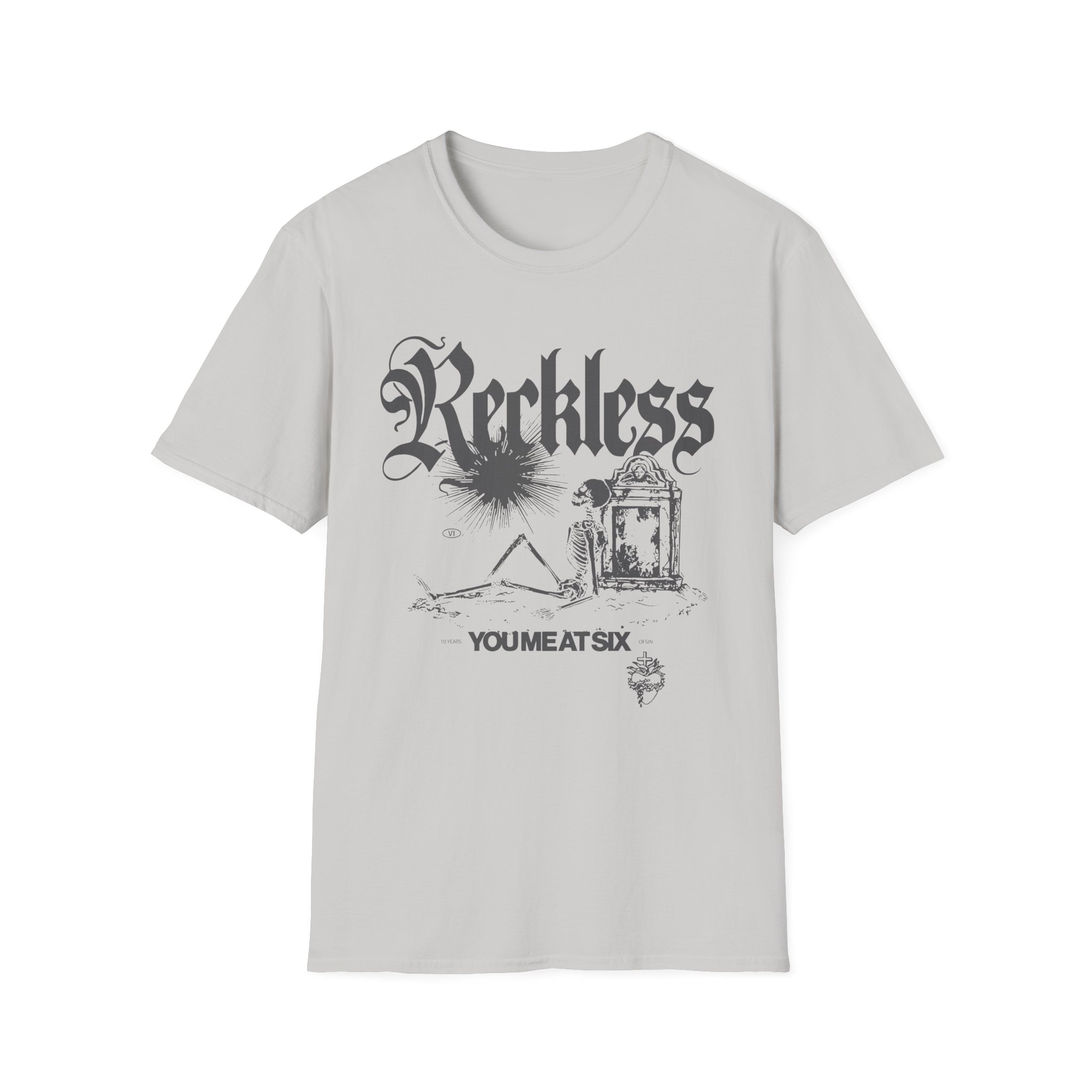 You Me at Six Reckless Unisex Softstyle T-Shirt