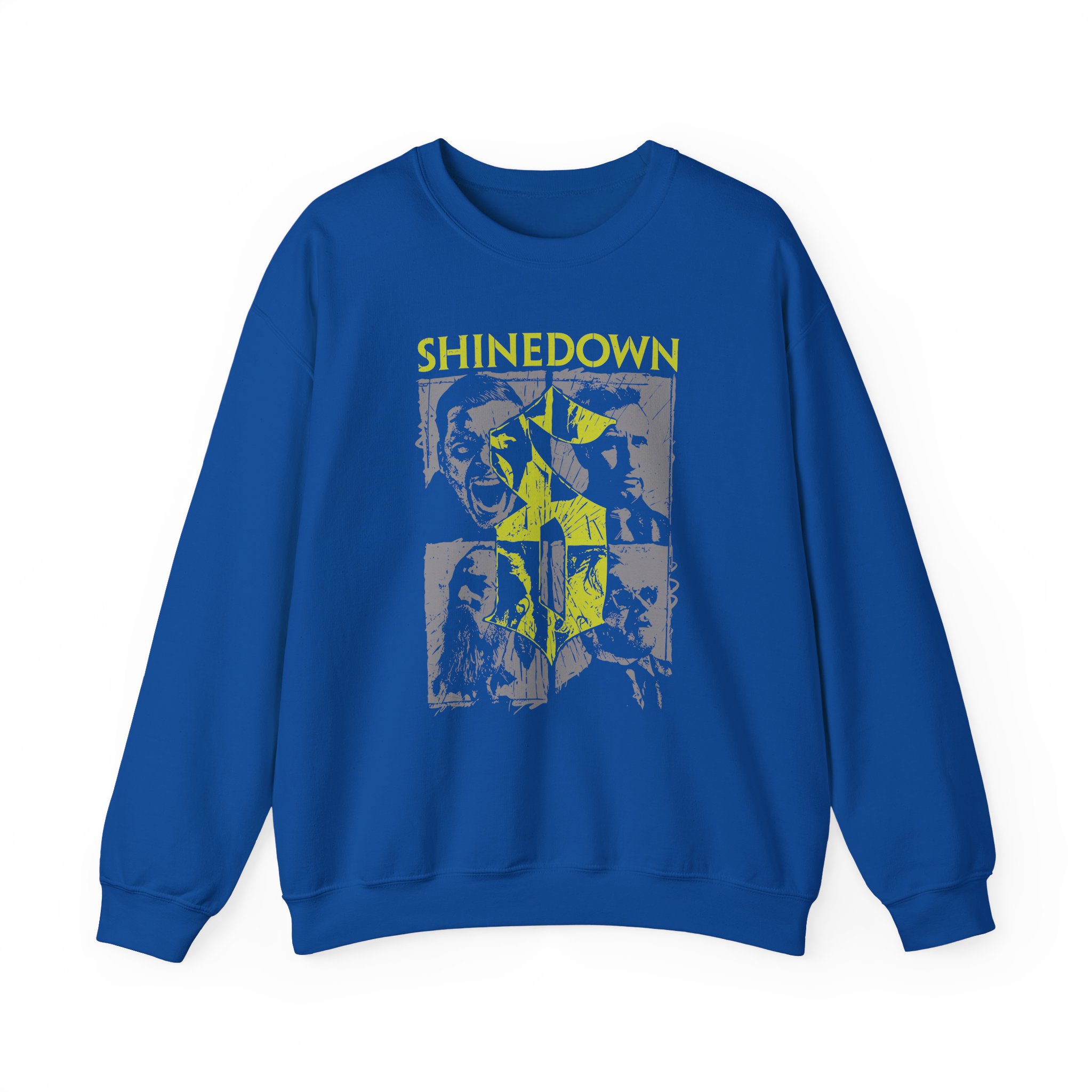Shinedown Women's Photo Unisex Heavy Blendâ„¢ Crewneck Sweatshirt