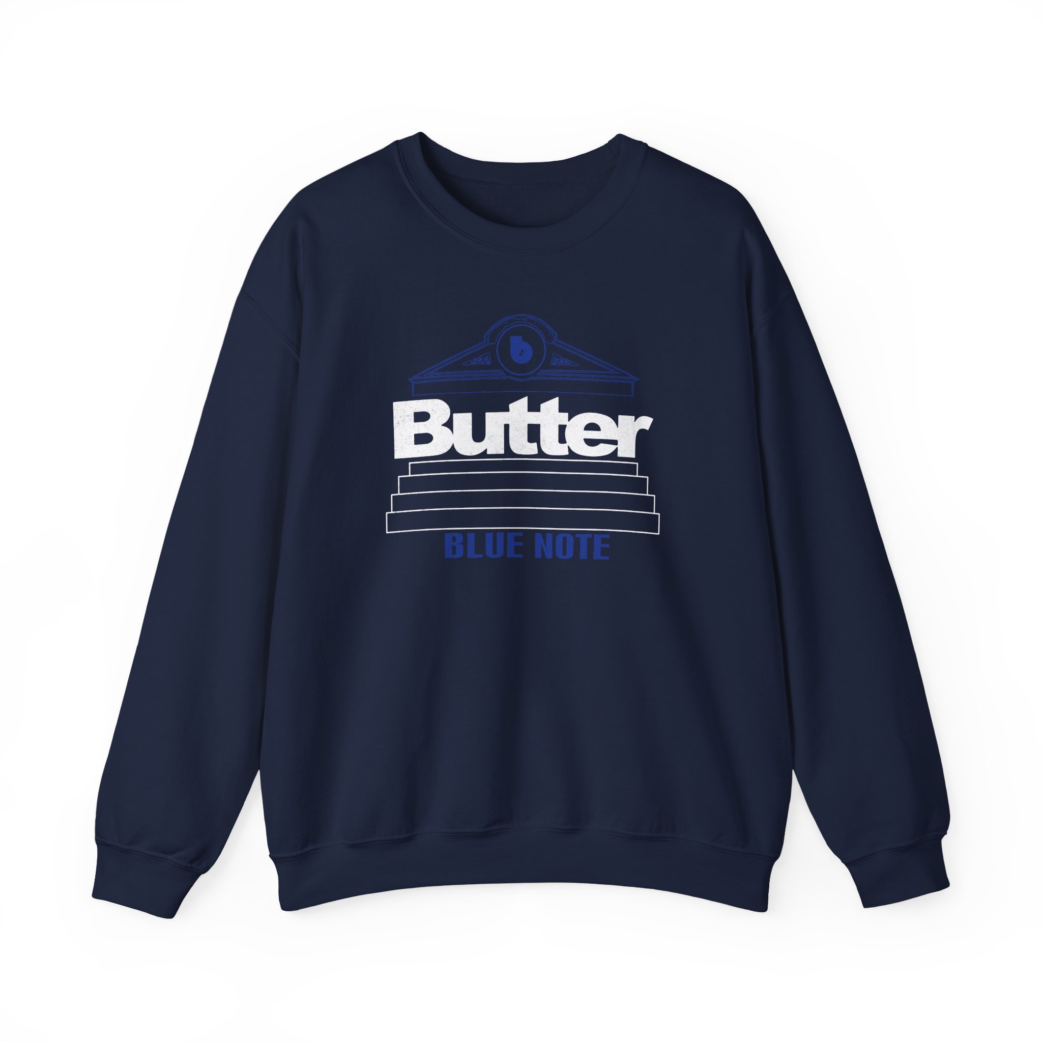Blue Note X Butter Goods Jazz Messengers Unisex Heavy Blendâ„¢ Crewneck Sweatshirt