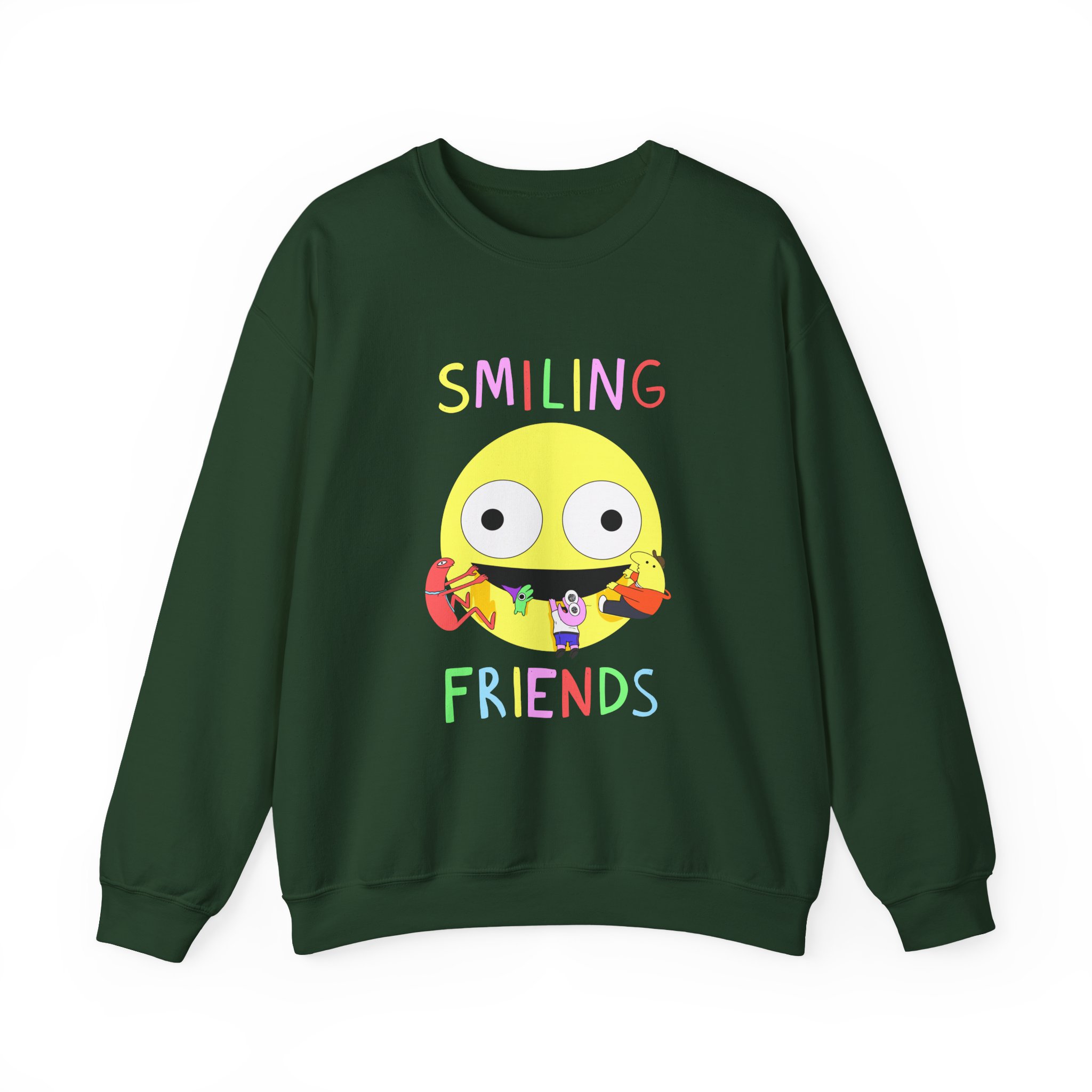 Smiling Friends Unisex Heavy Blend Crewneck Sweatshirt