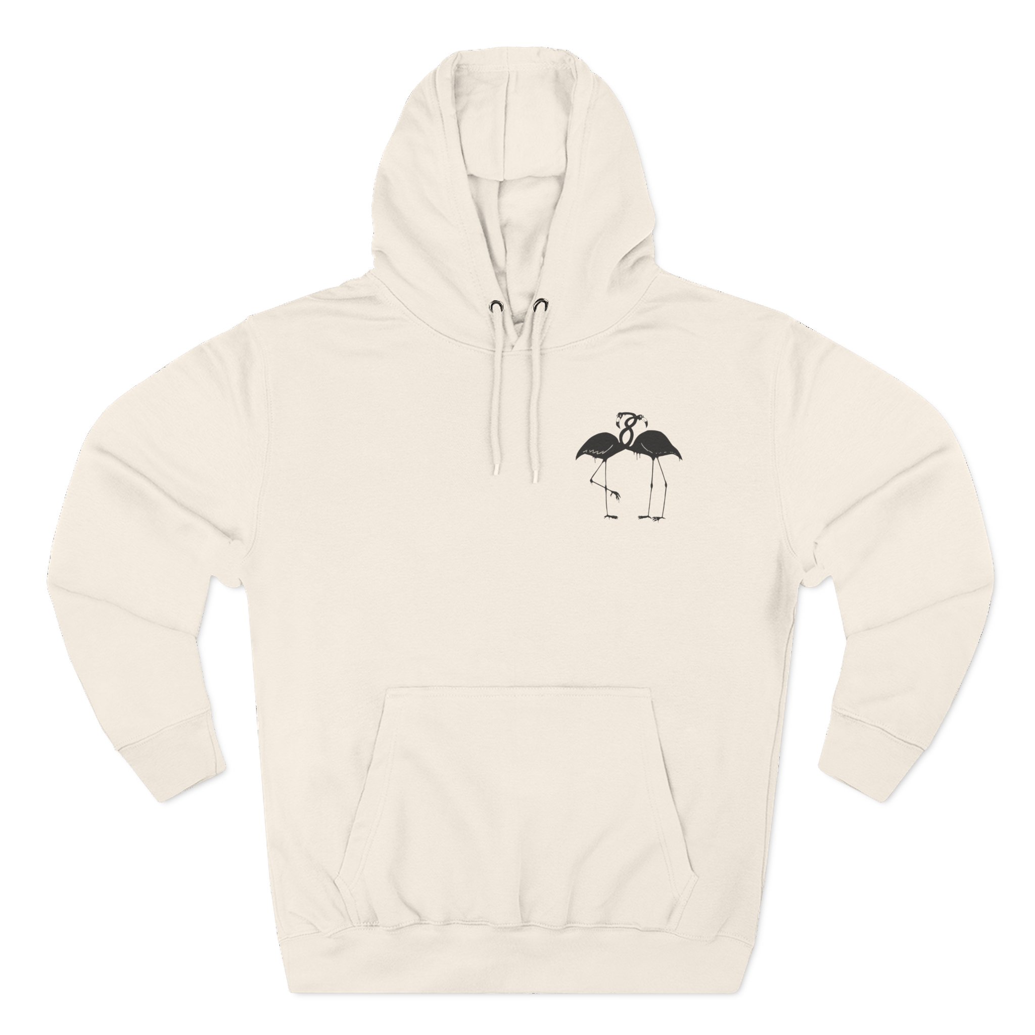 Surf Gang Filthy Flamingo Three-Panel Fleece Hoodie