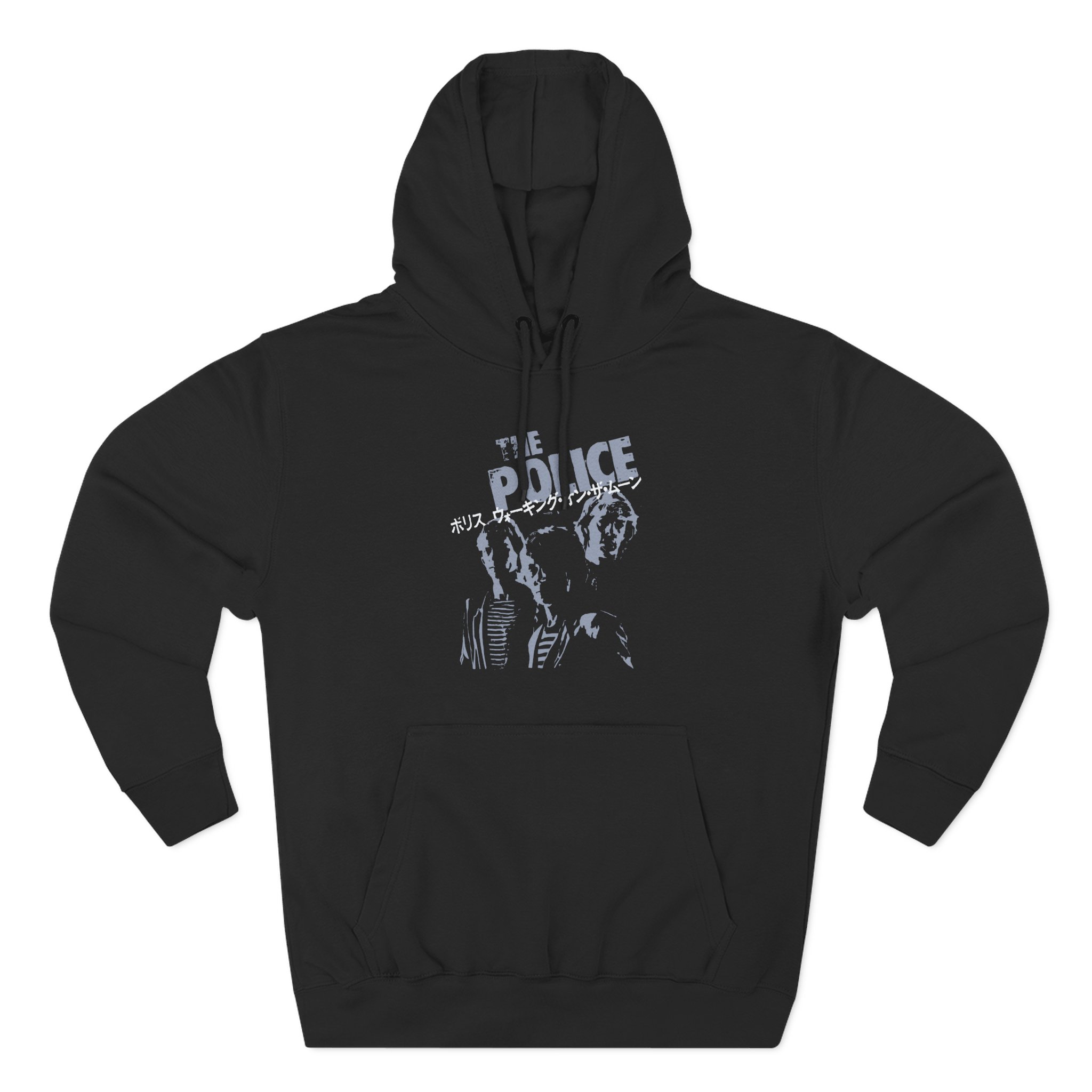 The Police Japan Retro Three-Panel Fleece Hoodie