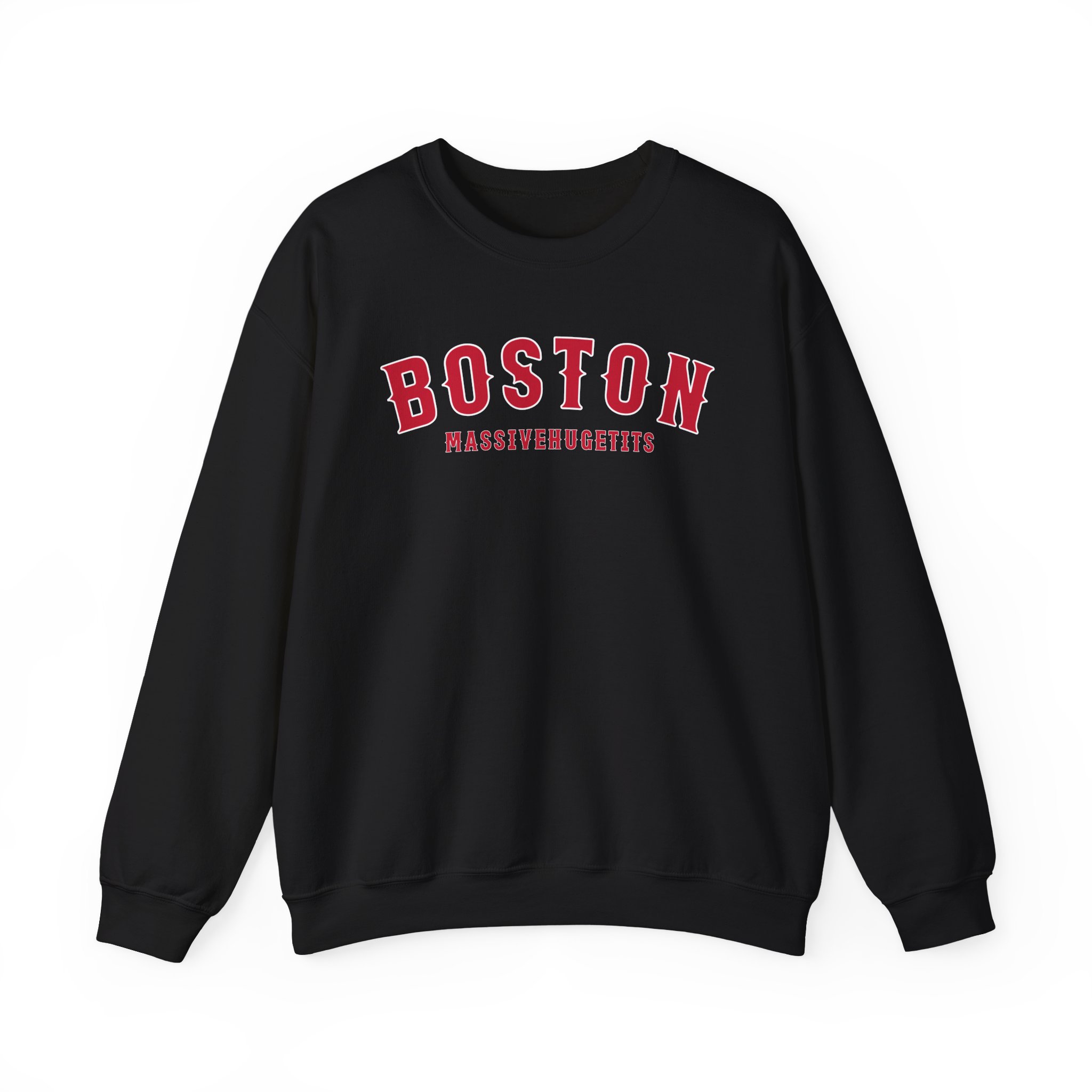 Ymh Boston Massivehugetits Unisex Heavy Blendâ„¢ Crewneck Sweatshirt