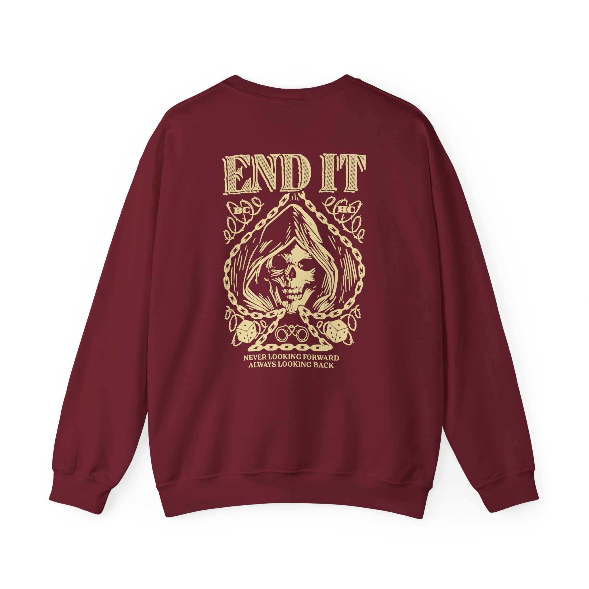 End It Spade Reaper Unisex Heavy Blendâ„¢ Crewneck Sweatshirt