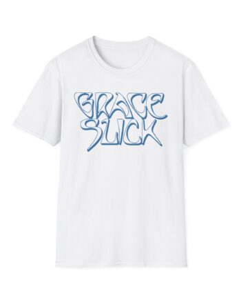 Jefferson Airplane Grace Slick Logo Unisex Softstyle T-Shirt