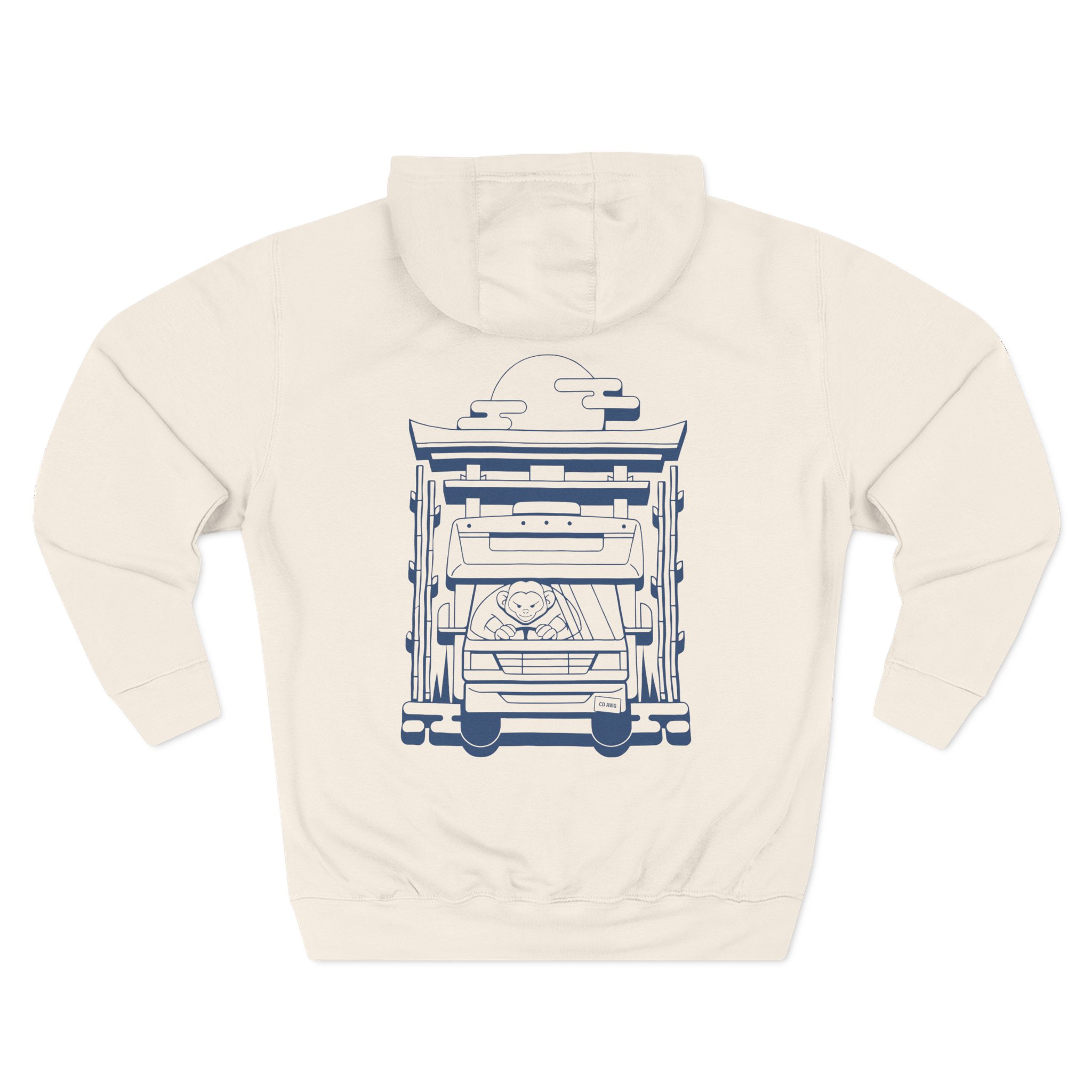 Cdawgva Japan Joyride Three-Panel Fleece Hoodie