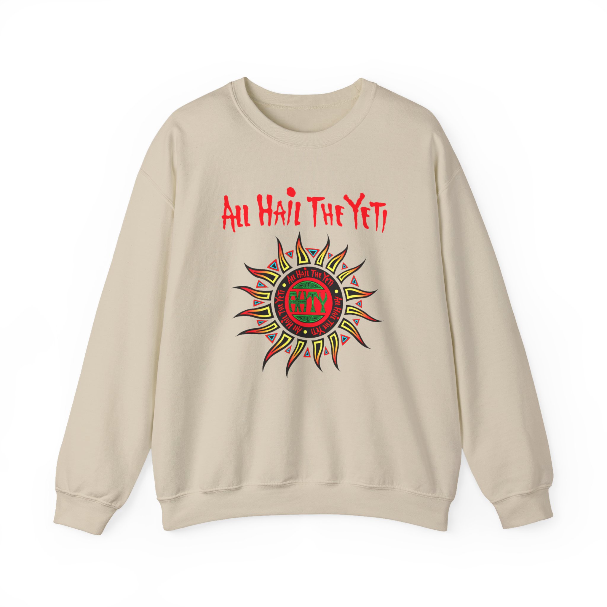 All Hail the Yeti Sun Unisex Heavy Blendâ„¢ Crewneck Sweatshirt