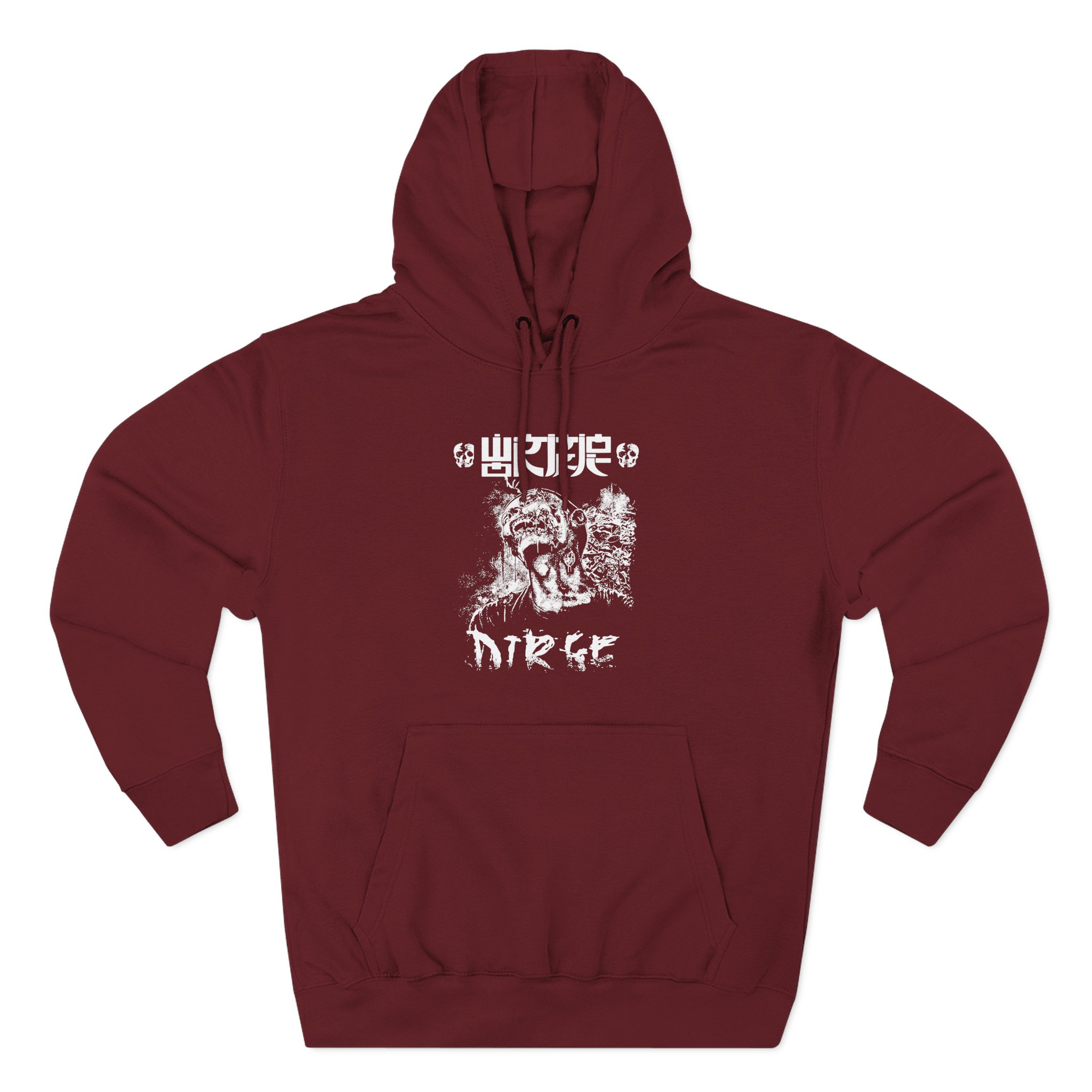 Wormrot Dirge Three-Panel Fleece Hoodie