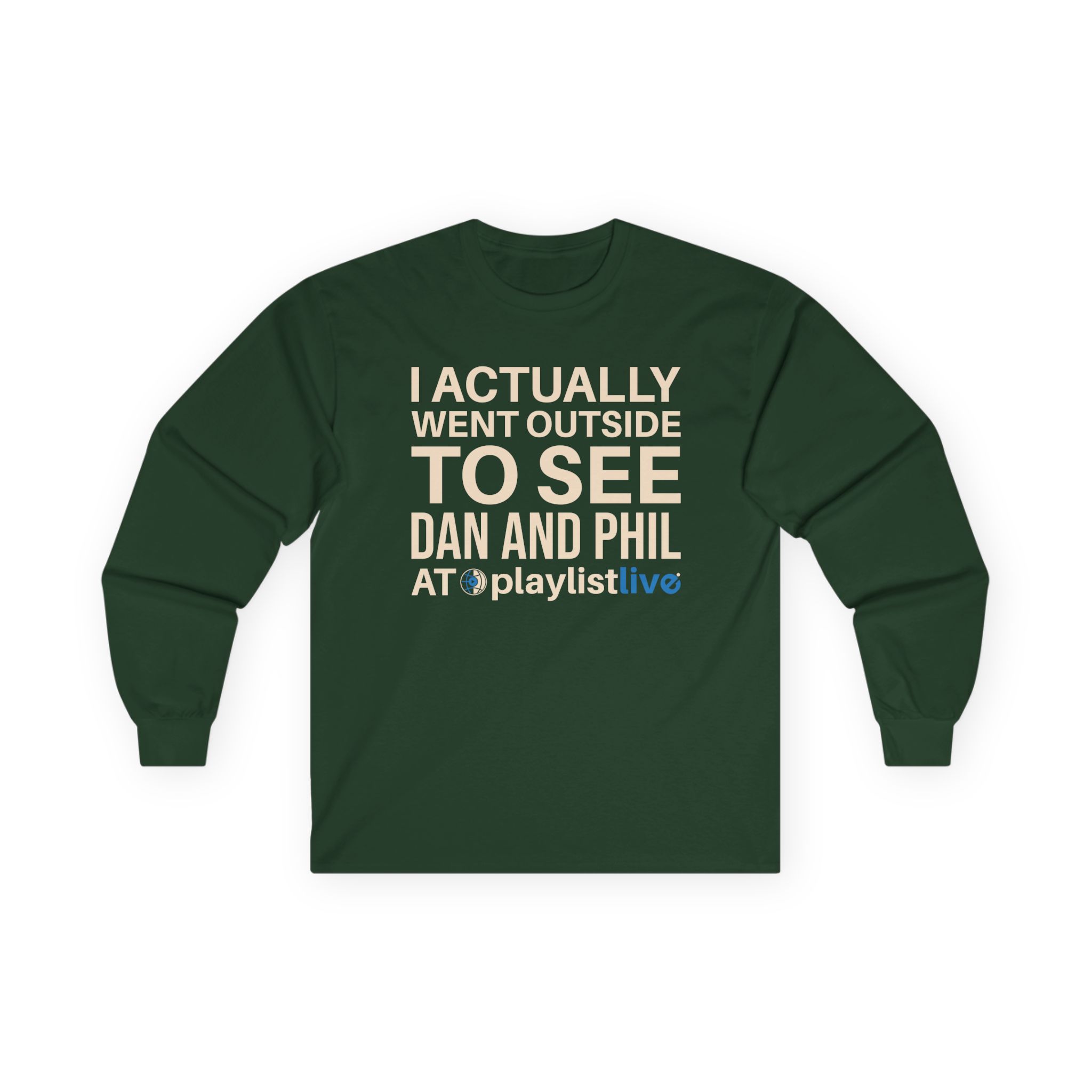 Dan and Phil Actually Went Outside to See Dan and Phil at Playlist Live Unisex Ultra Cotton Long Sleeve Tee