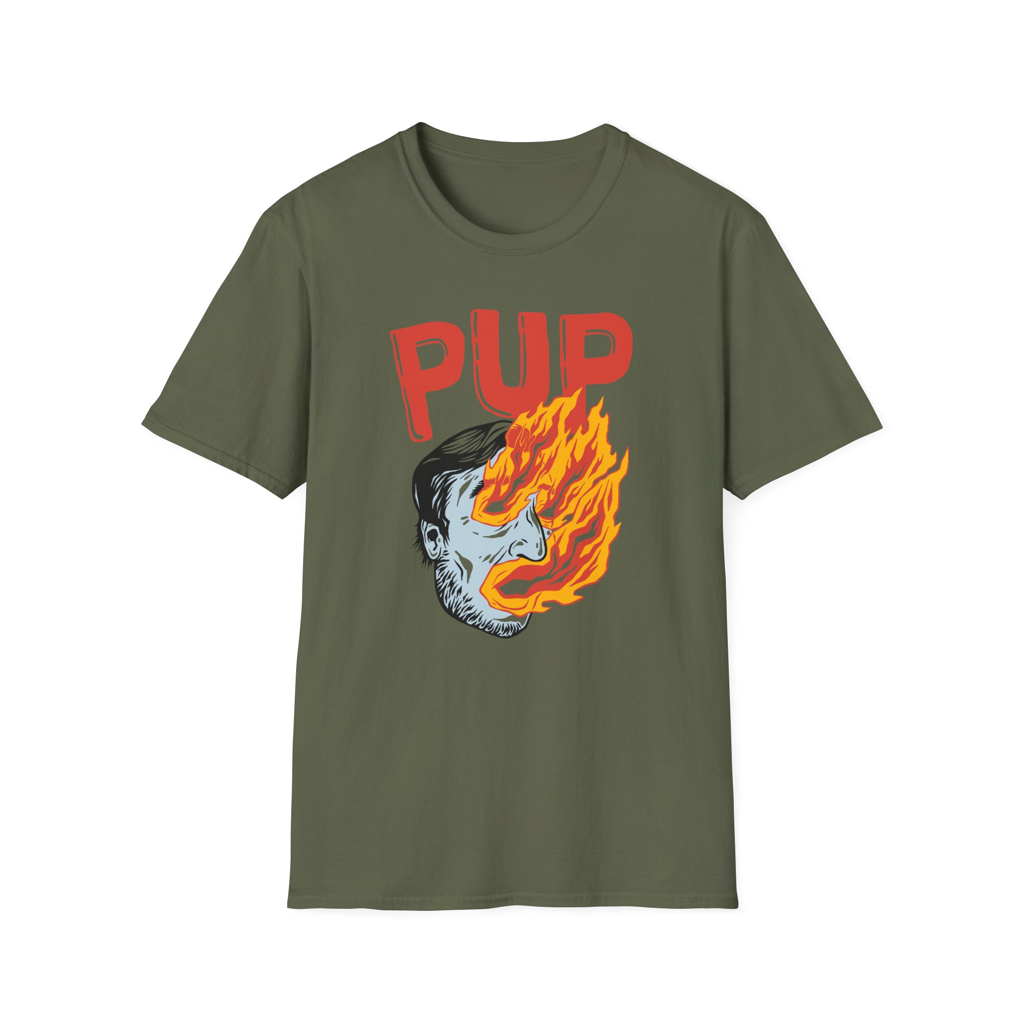 Pup I Hope the World Explodes Unisex Softstyle T-Shirt
