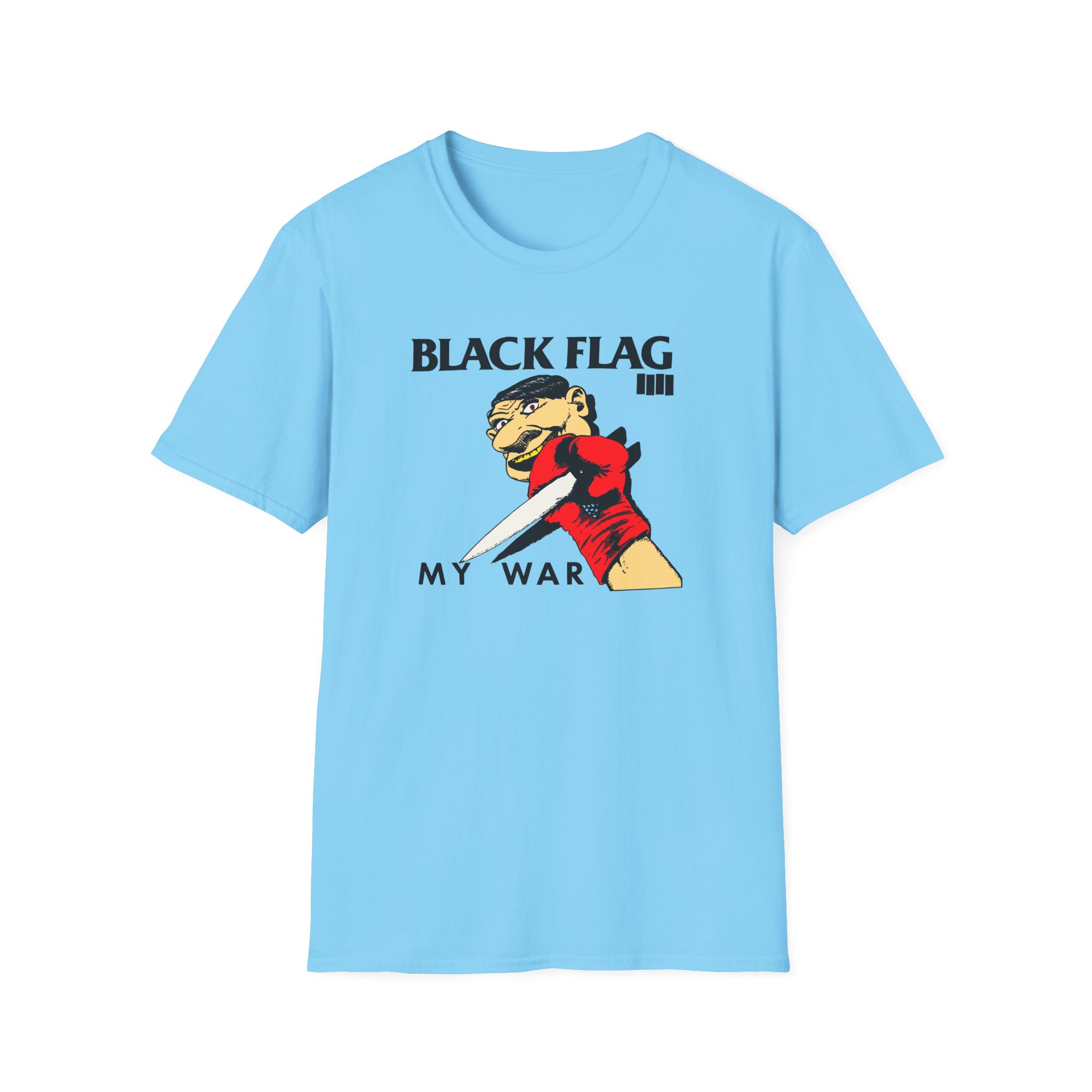 Black Flag My War Unisex Softstyle T-Shirt