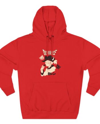 Demondice Three-Panel Fleece Hoodie