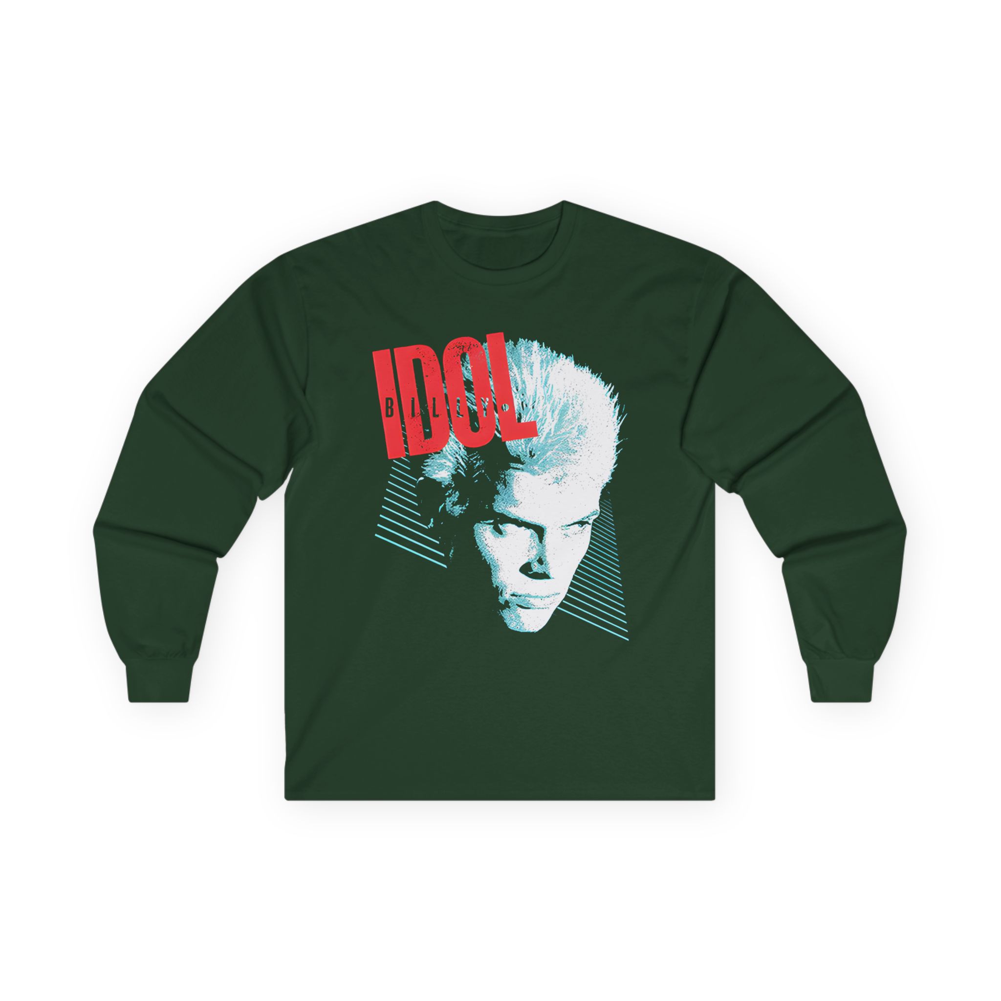 Billy Idol Face Stripes Unisex Ultra Cotton Long Sleeve Tee