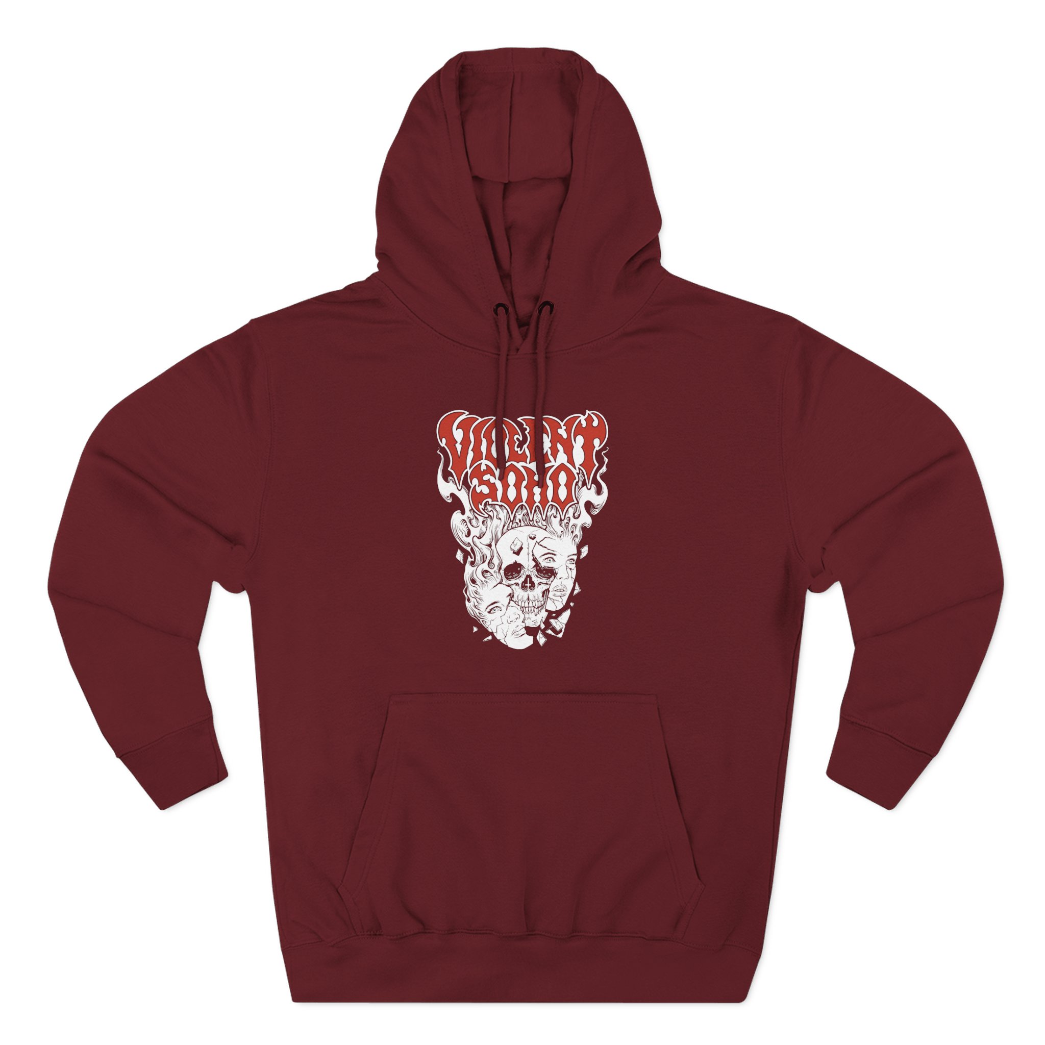 Violent Soho Murdoch Skull Three-Panel Fleece Hoodie