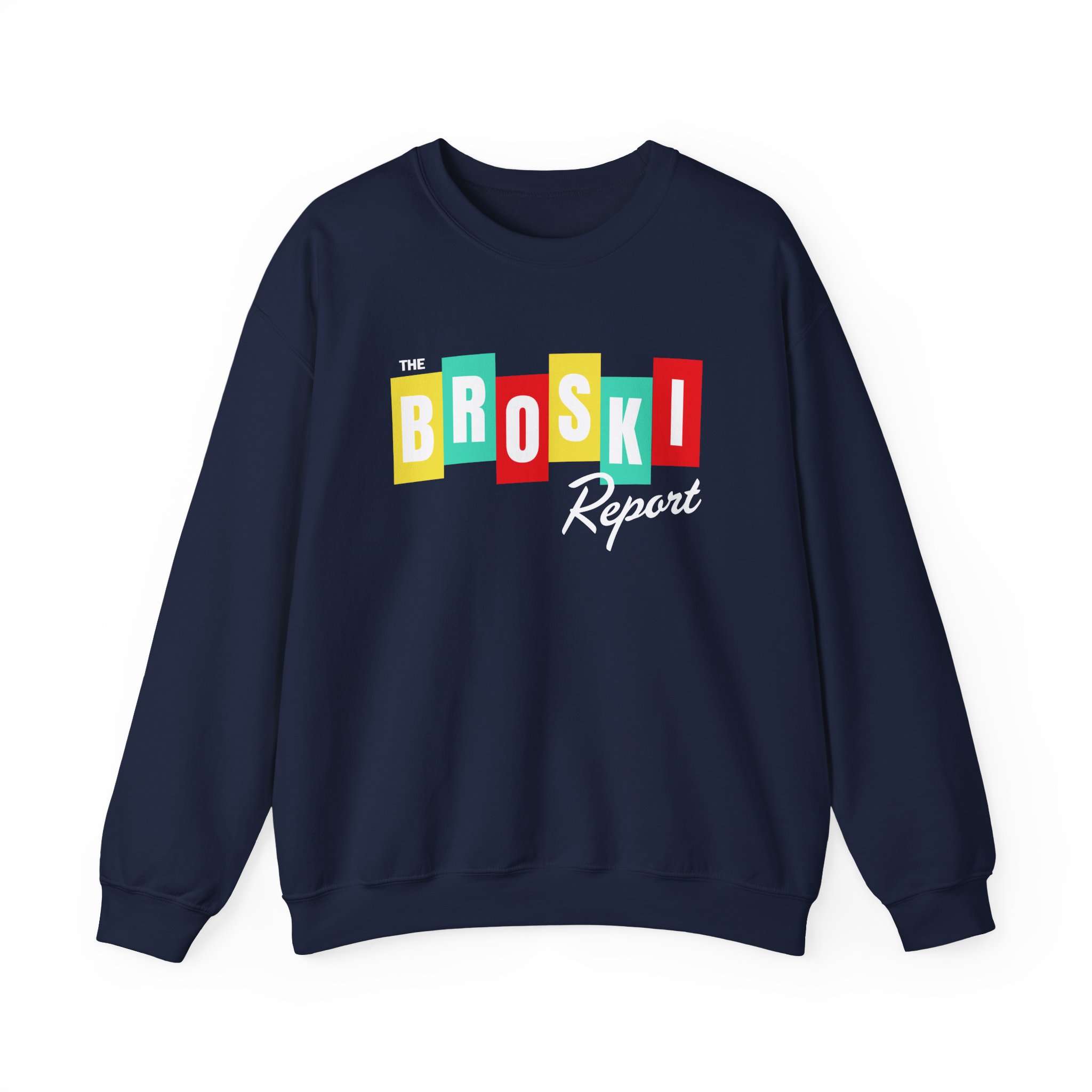 Broski Report National News Blast Unisex Heavy Blendâ„¢ Crewneck Sweatshirt