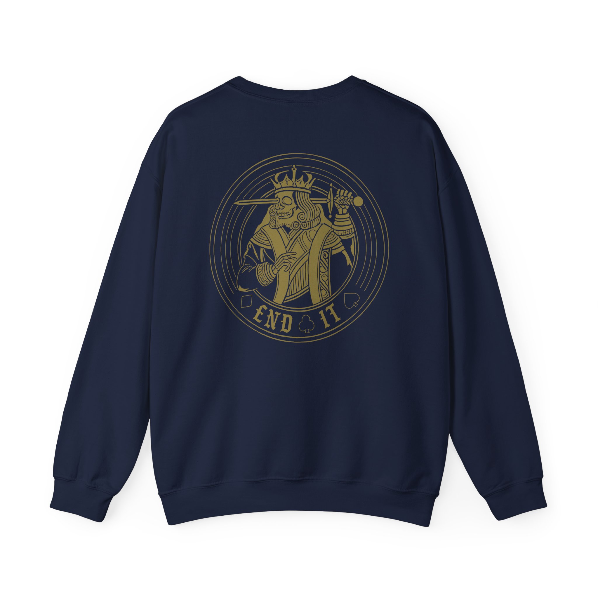 End It King Circle Unisex Heavy Blendâ„¢ Crewneck Sweatshirt