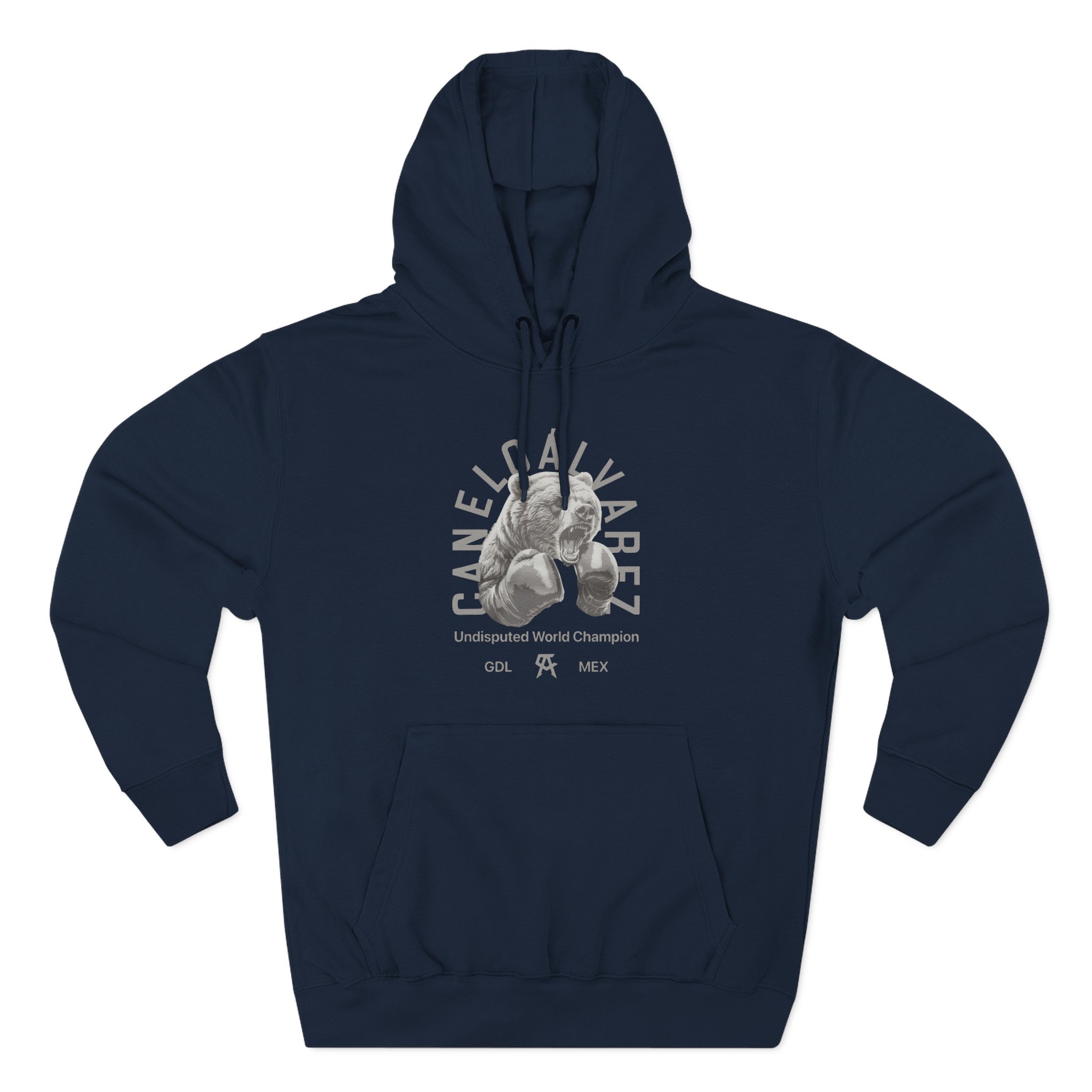 Canelo Bear in Mind Three-Panel Fleece Hoodie
