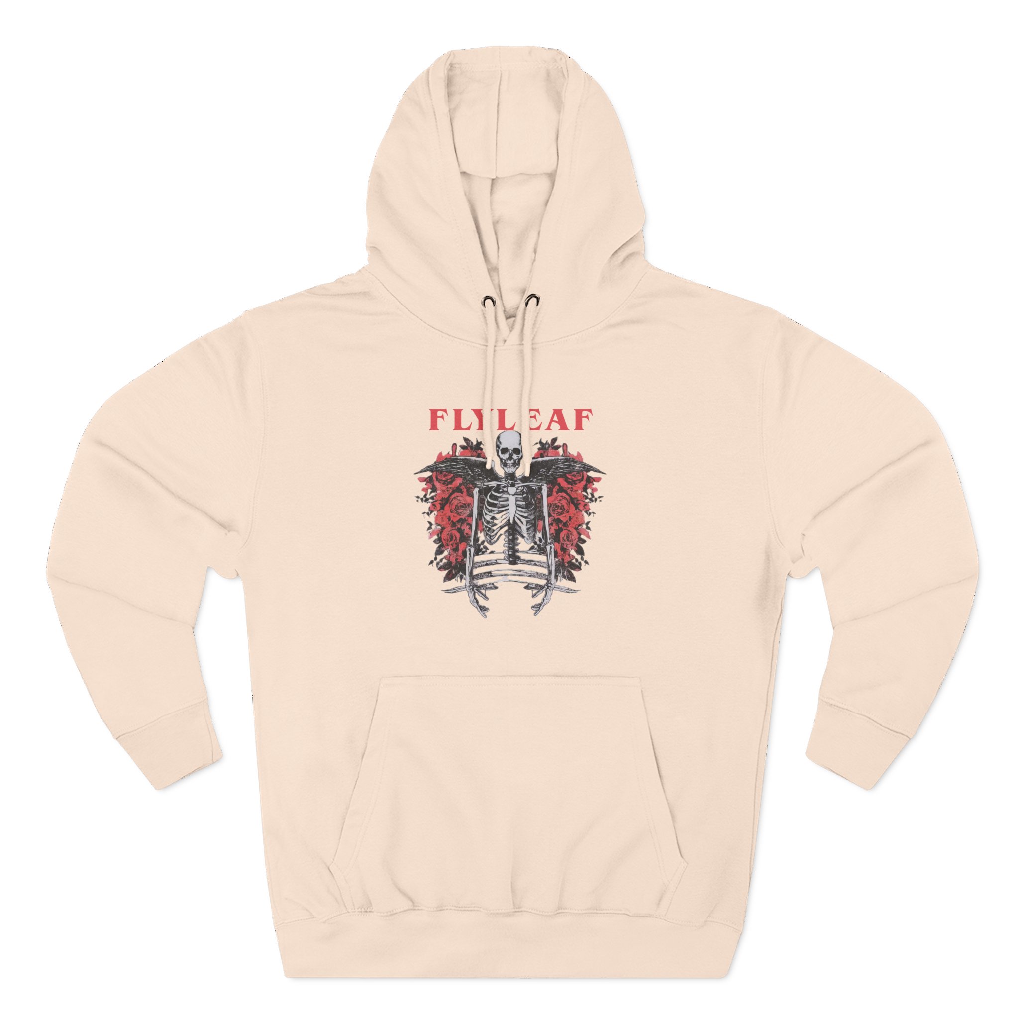 Flyleaf Skeleton Angel Three-Panel Fleece Hoodie