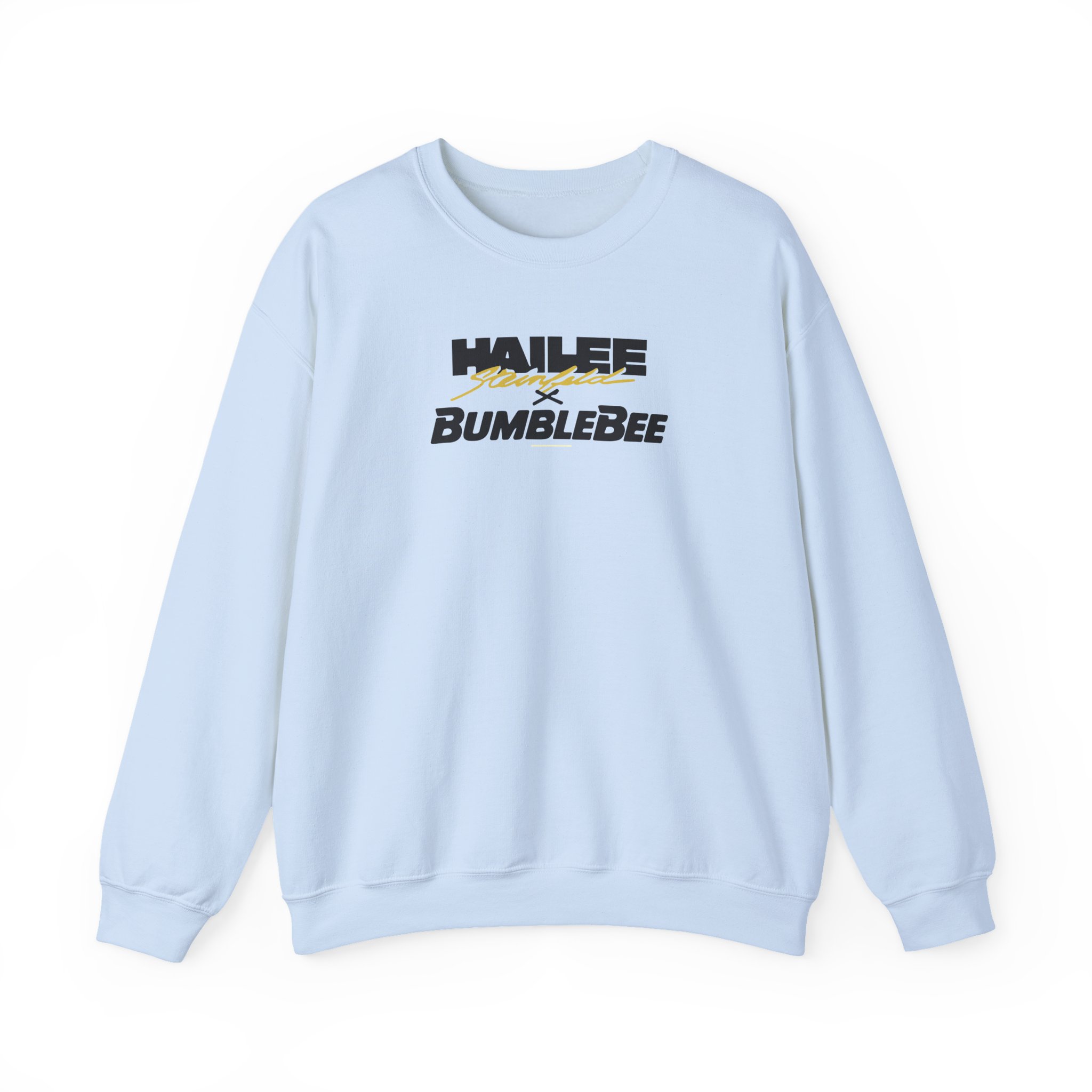 Hailee Steinfeld Bumblebee Moto Unisex Heavy Blendâ„¢ Crewneck Sweatshirt
