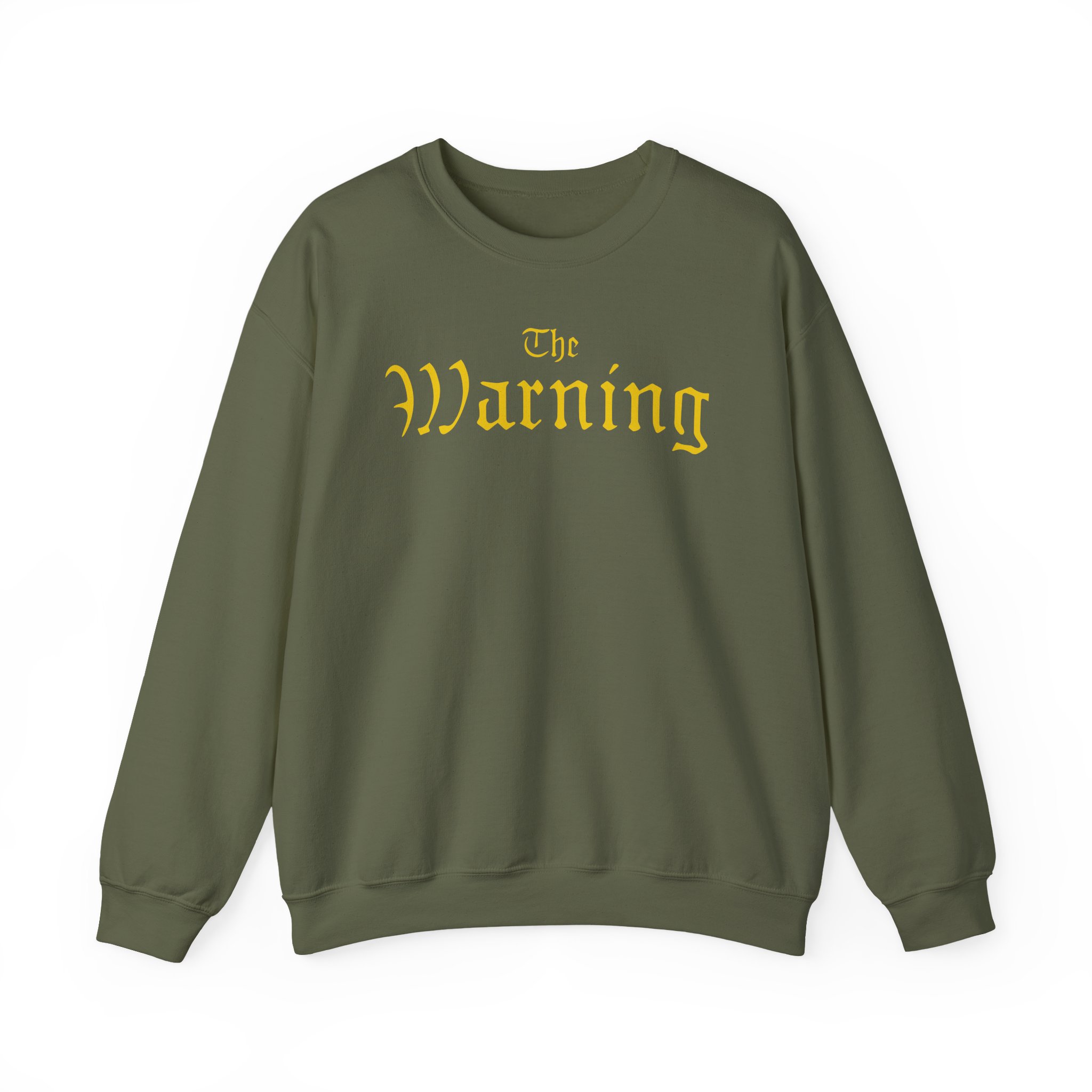 The Warning Gold TW Logo Unisex Heavy Blendâ„¢ Crewneck Sweatshirt