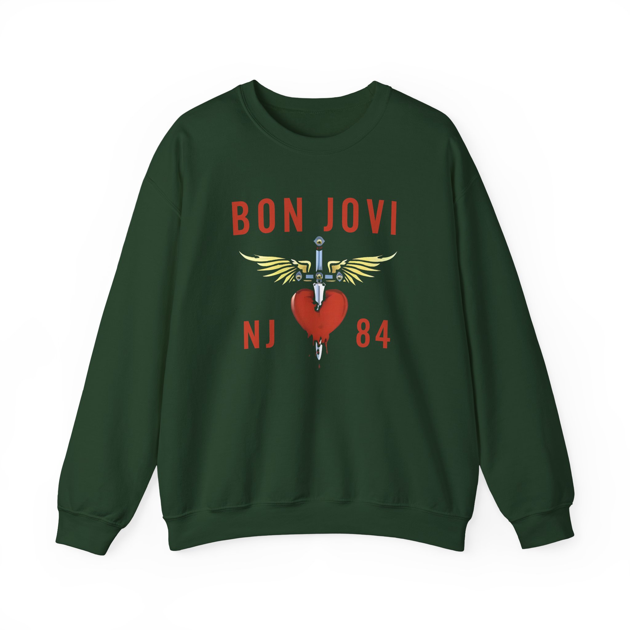 Bon Jovi You Give Love a Bad Name Unisex Heavy Blendâ„¢ Crewneck Sweatshirt