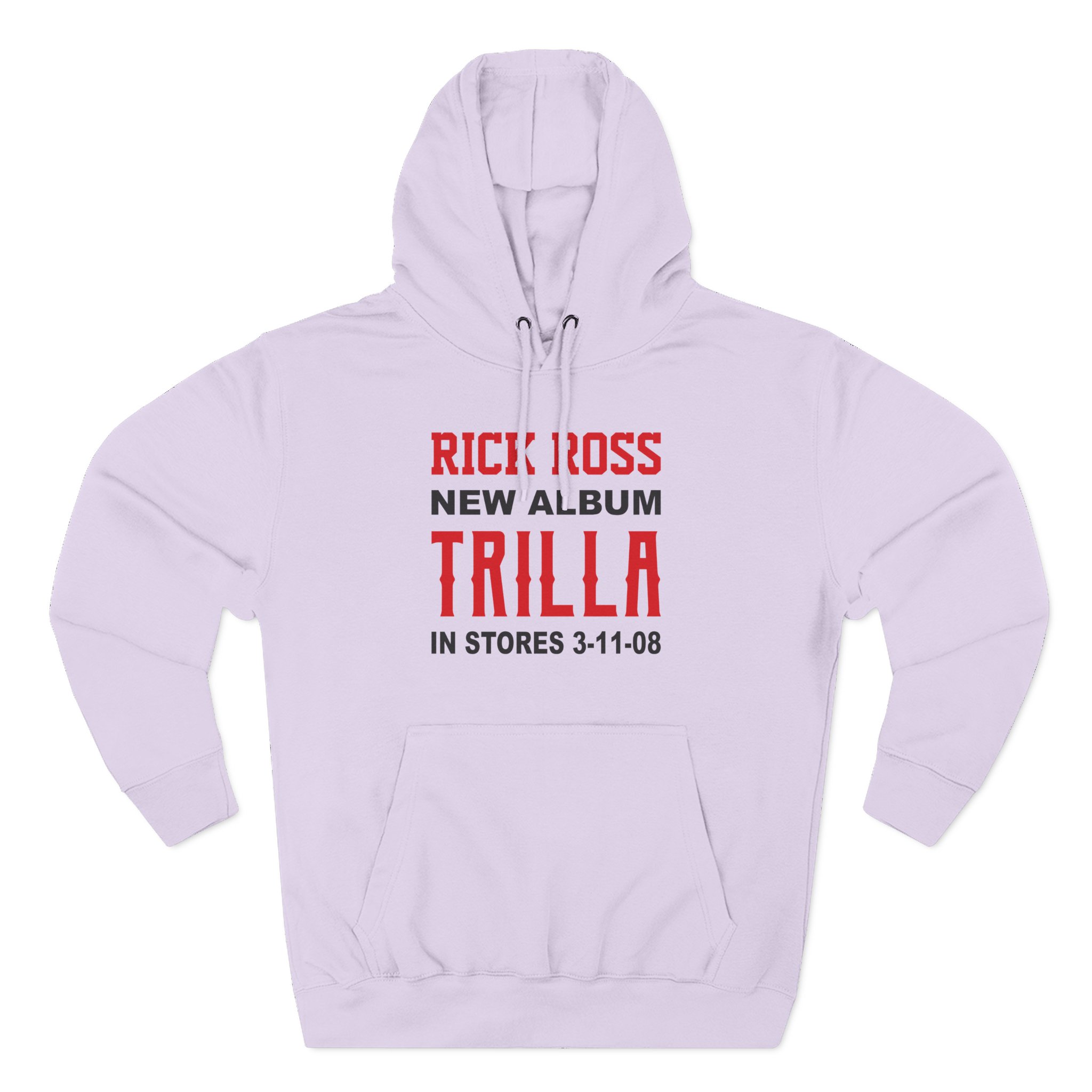 Rick Ross Three-Panel Fleece Hoodie